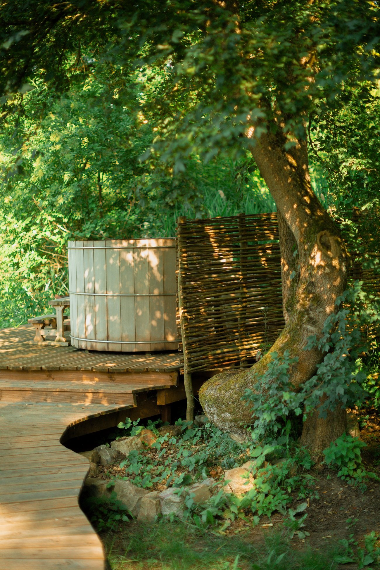 Cabane Spa Ambre — Séjour romantique avec spa à Oise à Beauvais — salle de bain