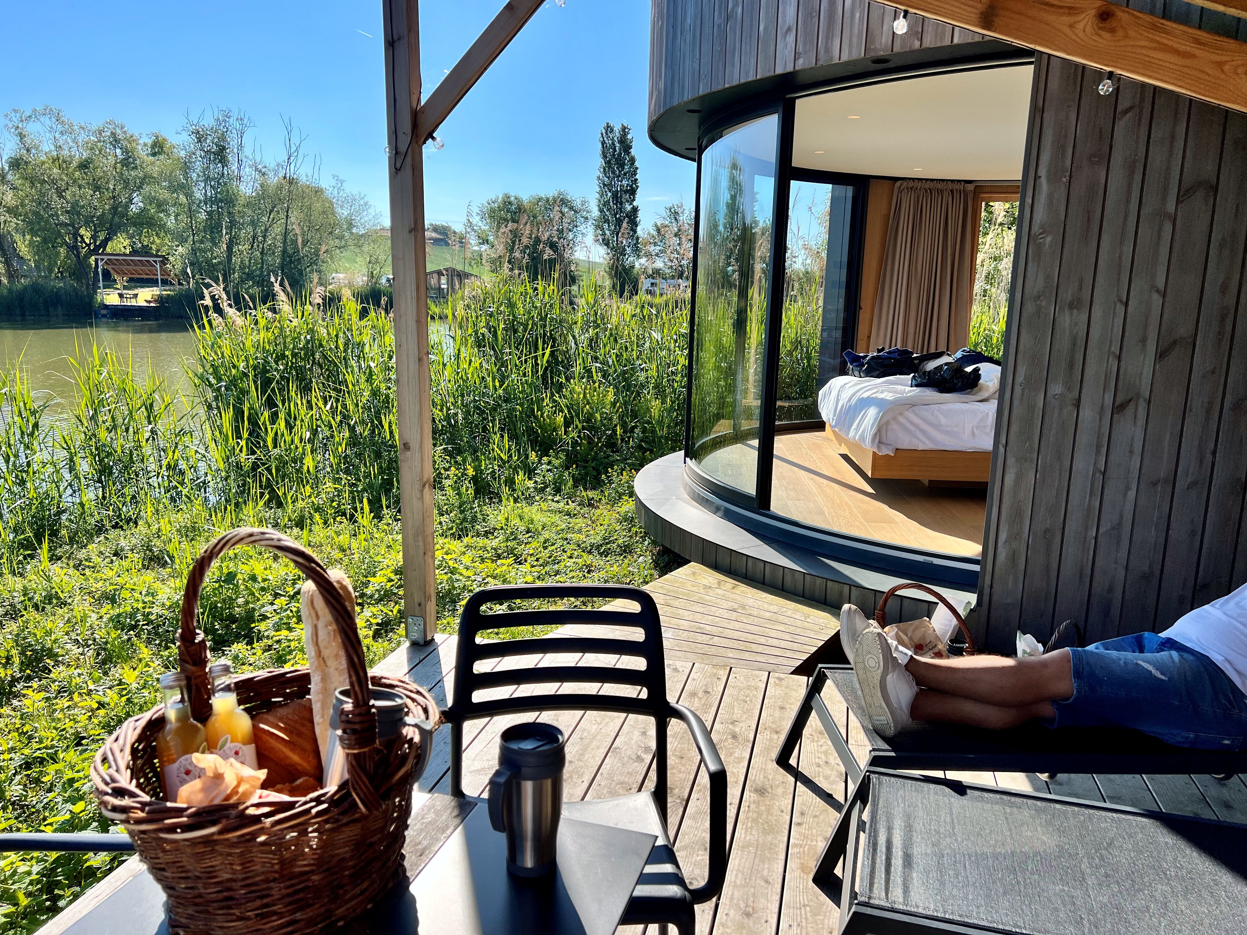 LUMIPOD SPA ILE — Cabane au bord de l'eau avec spa à Ain à Meillonnas — détail architectural