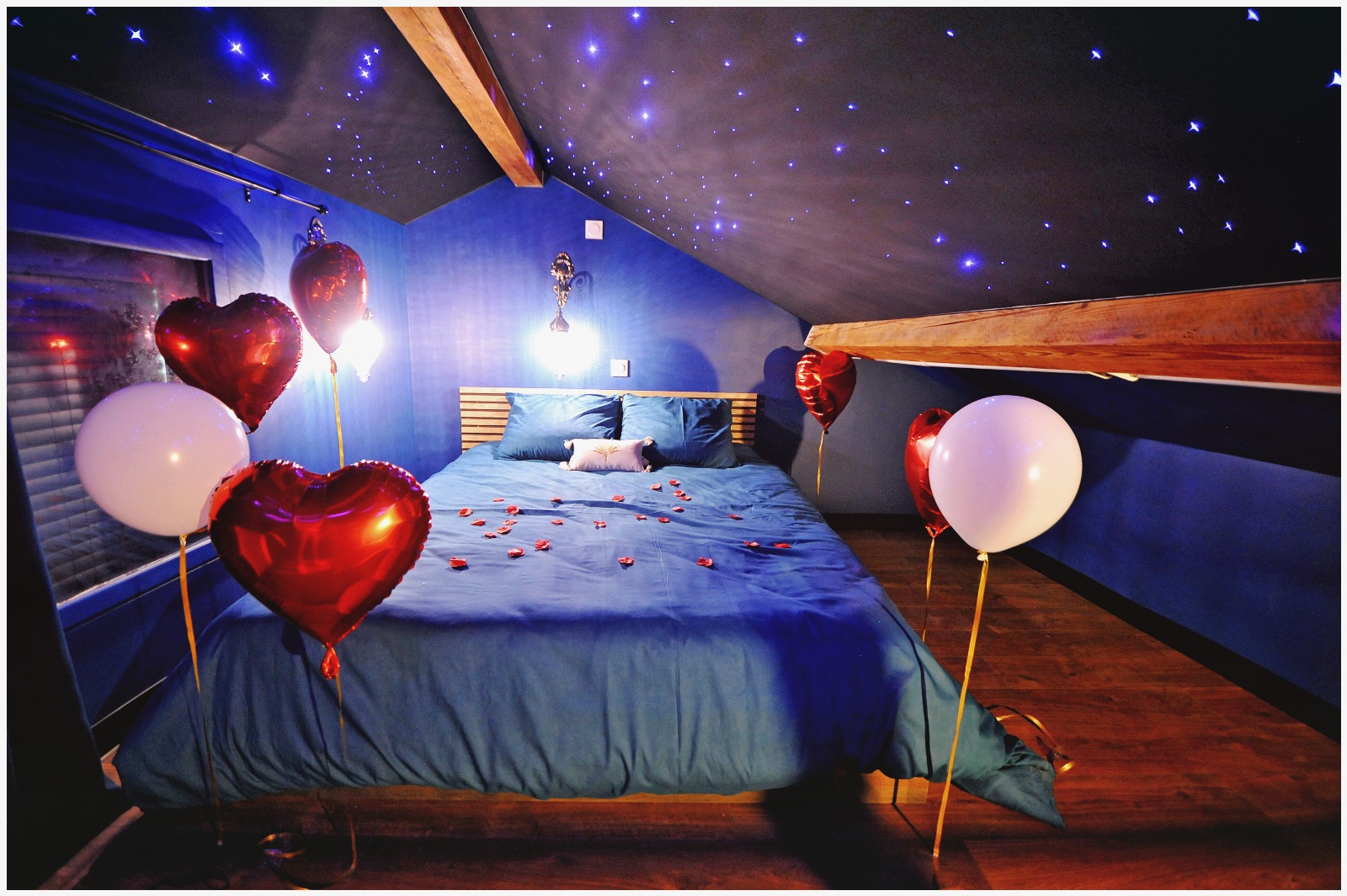 La suite 7ième ciel ÉTOILÉ — Nuit romantique avec spa à Bourgoin Jallieu