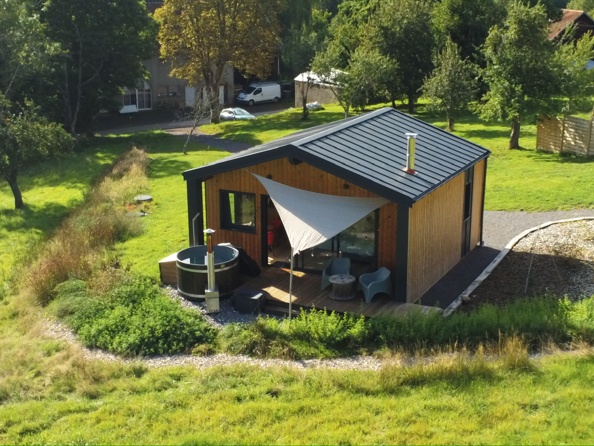 Helsinki - Bain Nordique — Ecolodge avec spa à Vosges