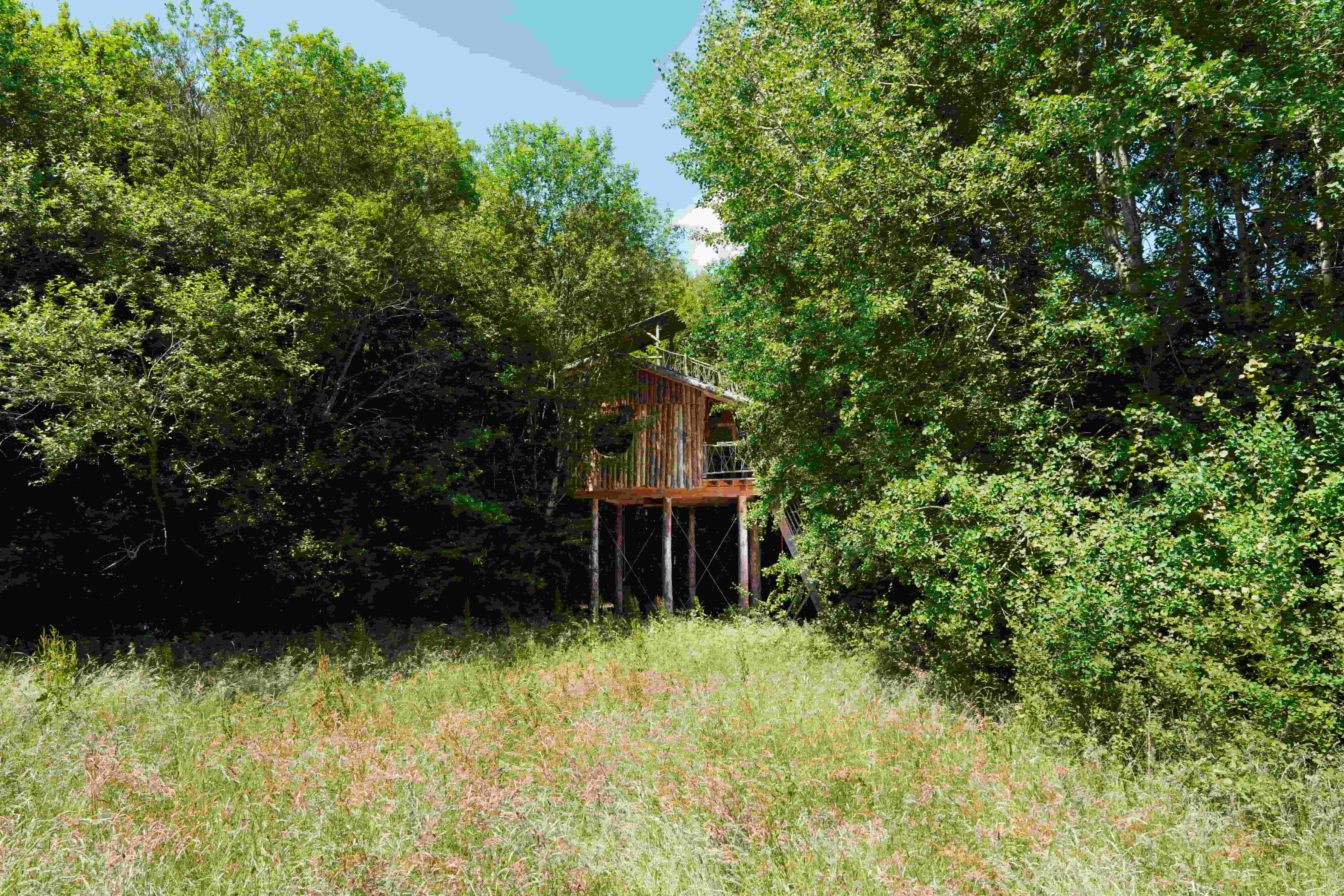Cabane Spa Septième Ciel : une évasion sur pilotis en Picardie à St-Léger-Aux-Bois — vue intérieure