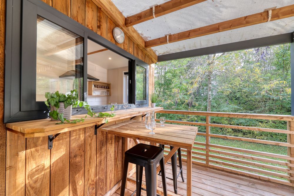 Cottage La Bohème — Cabane avec spa à Nantes en Loire-Atlantique à Nantes — vue intérieure