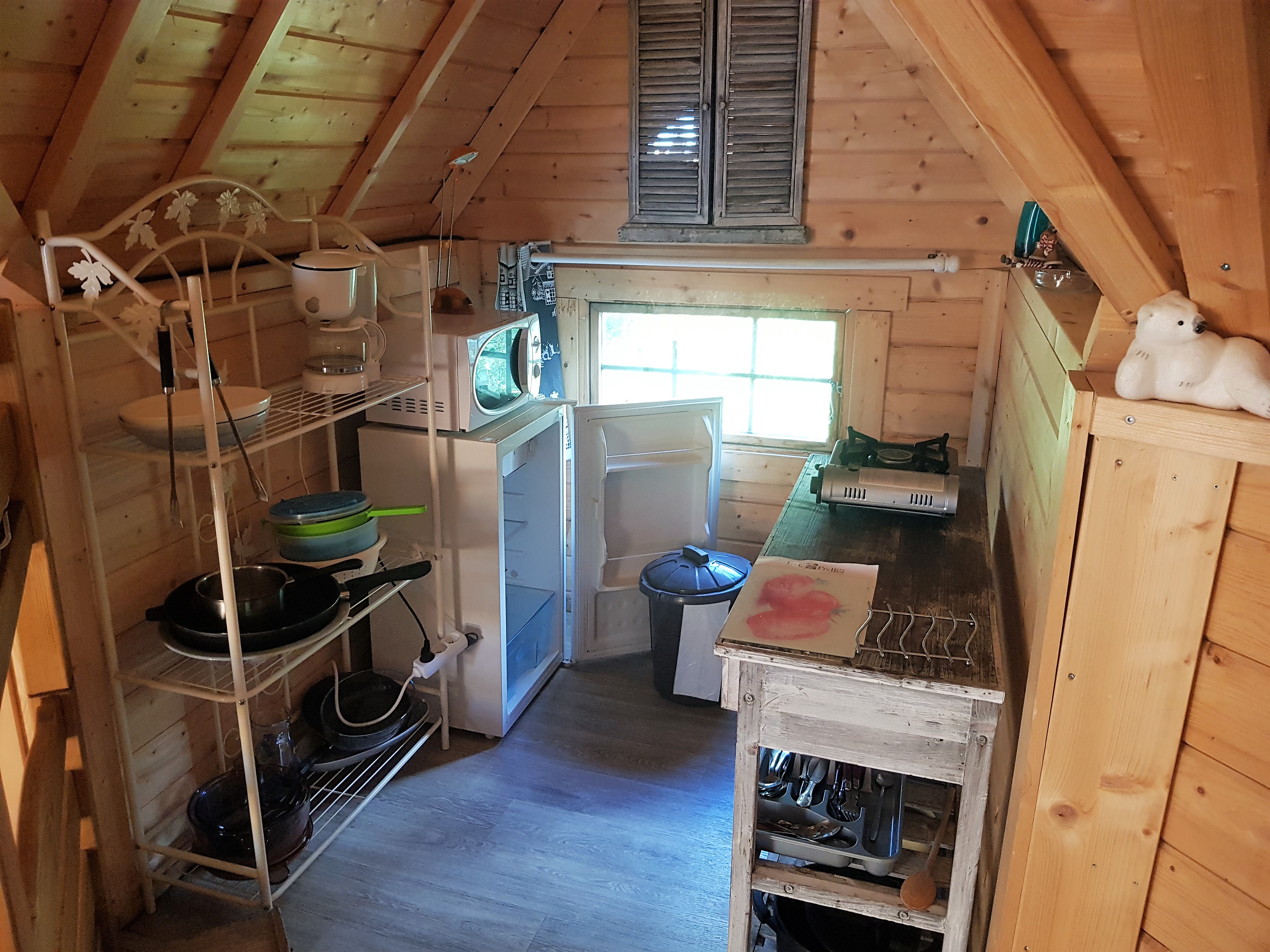 Un refuge esprit cabane pour une évasion en pleine nature à Saint Martin De Queyrières — chambre