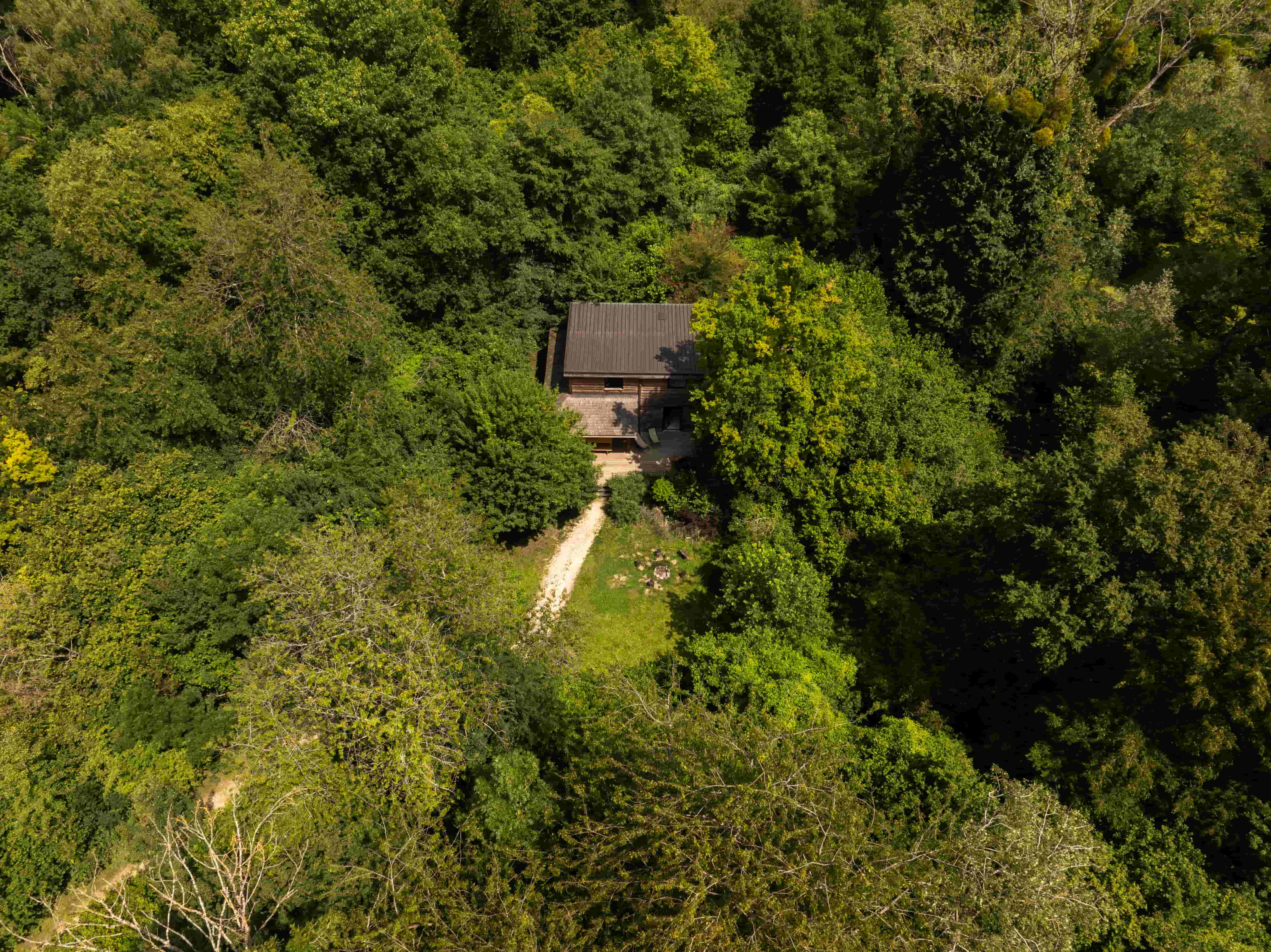 Cabane Spa Le Refuge : une immersion en Picardie à St-Léger-Aux-Bois — vue intérieure