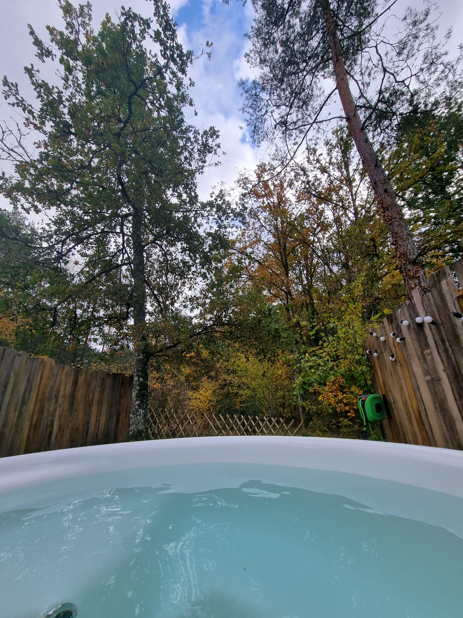 Bulle & Rêves Spa : une évasion sensorielle en pleine nature à Souesmes — vue depuis la terrasse
