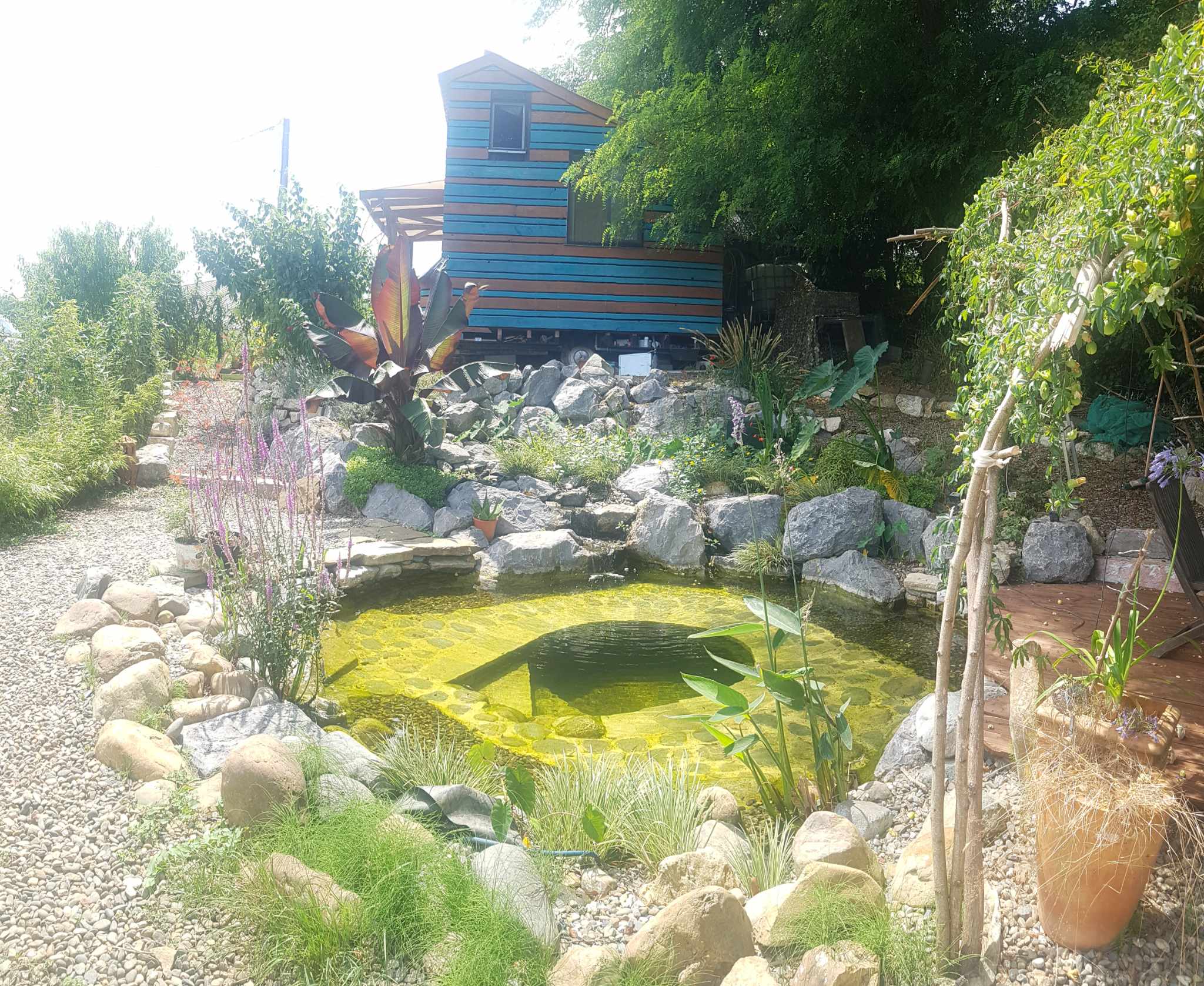 La Tiny Eau coeur de soi & Spa — Tiny House avec spa à Pyrénées-Atlantiques à Esquiule — vue intérieure