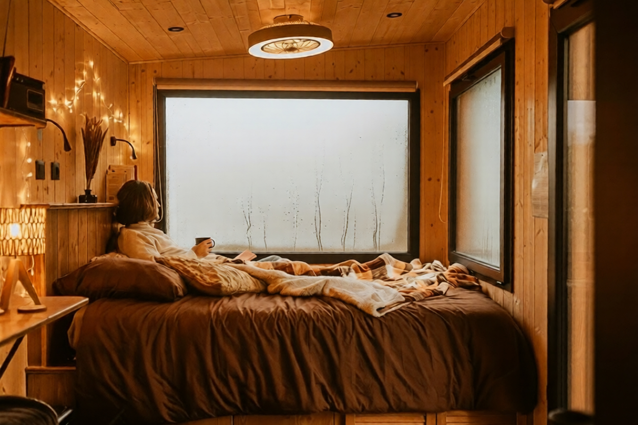Homnest - Tiny House avec spa à 20 min des Rousses à Les Rousses — cuisine