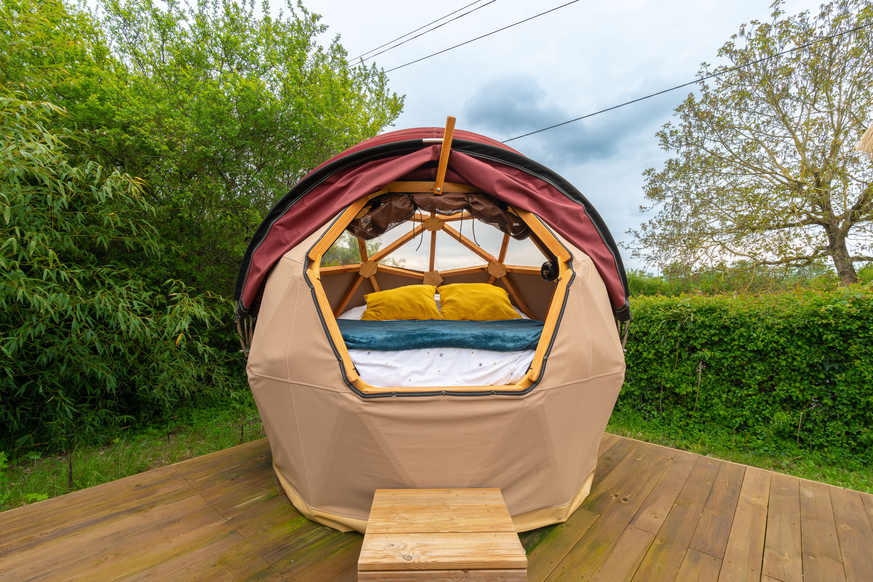 Un cocon étoilé en Bourgogne pour une escapade romantique — Dôme à Messey-Sur-Grosne