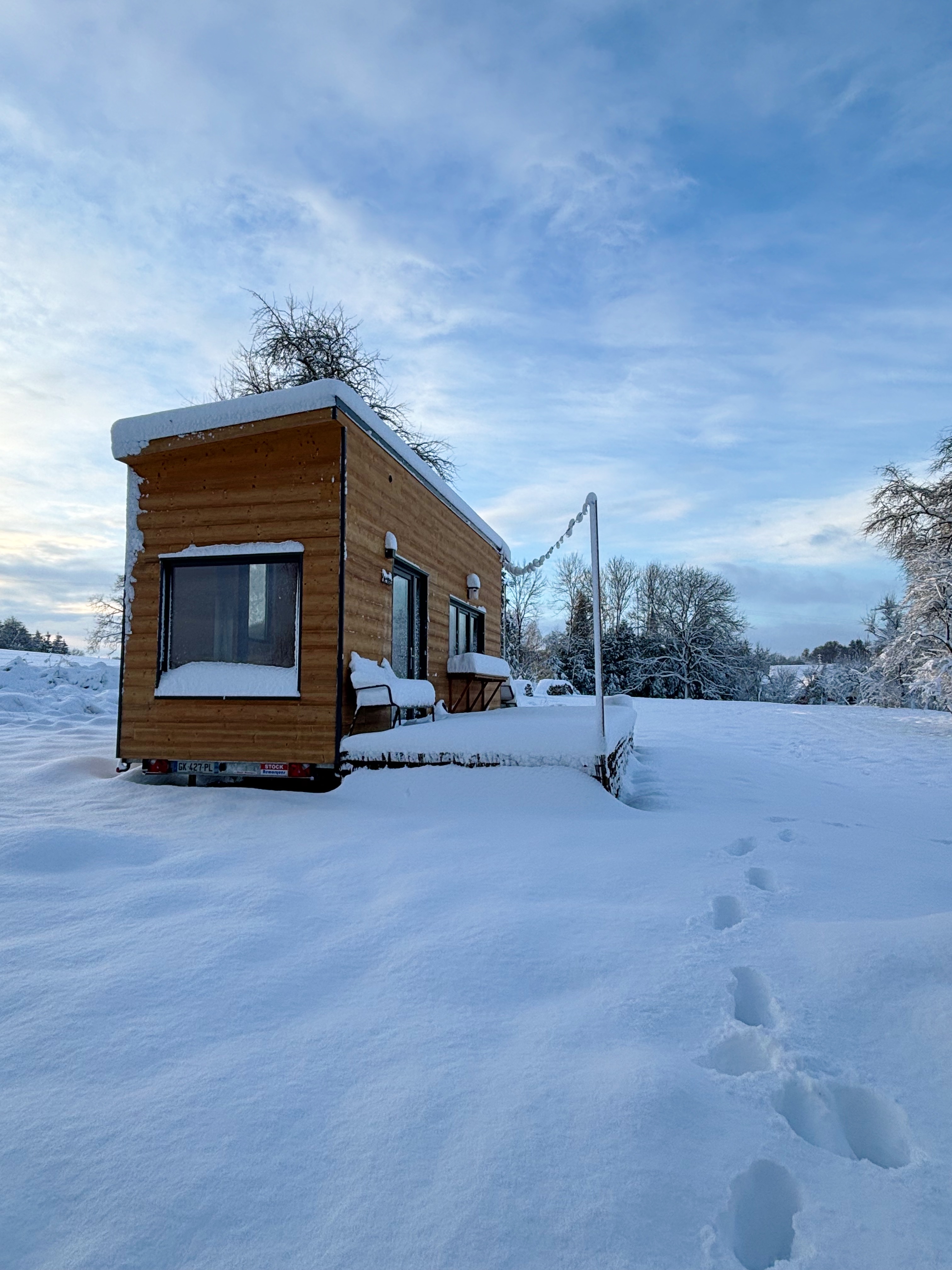 La Cabane Pain d'Épices — Tiny House avec spa à Haut-Rhin à Soultz-Haut-Rhin — vue intérieure