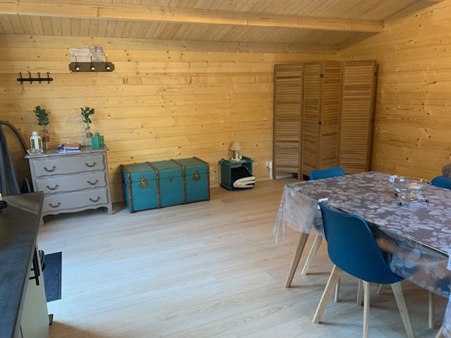 Cabane Auvergnate — Séjour avec spa à Haute-Loire à Le Puy-en-Velay — vue depuis la terrasse