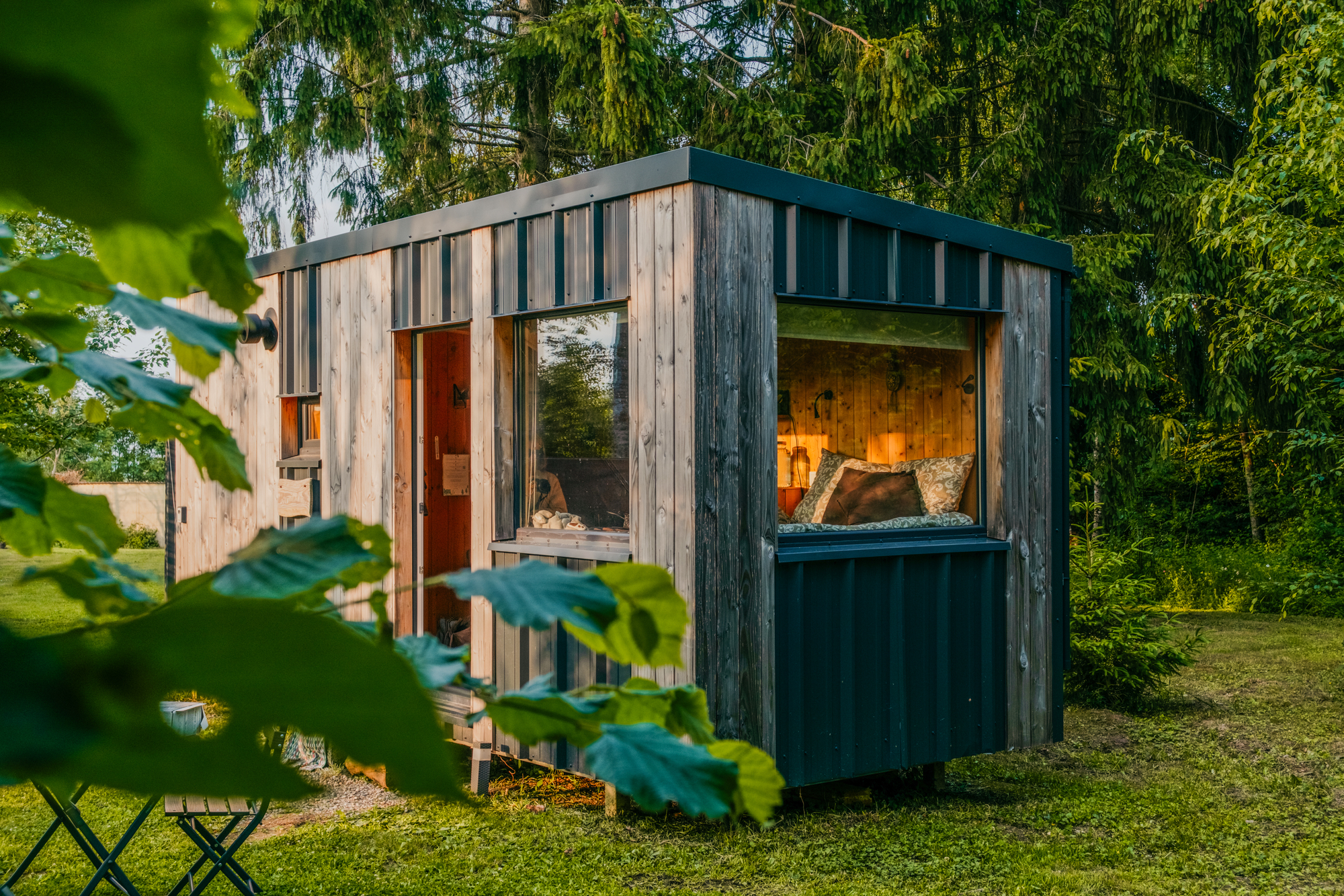 Photo 3/3 — Tiny House « Morvand'Ailes : un cocon vitré immersif en Bourgogne » à Saulieu Côte-d'Or