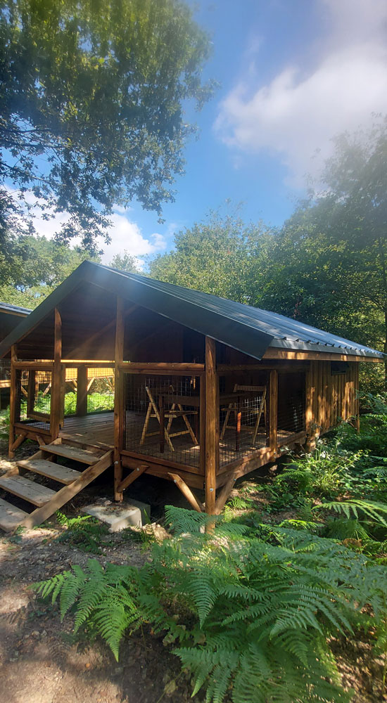 Cabane sur pilotis à Saint Pierre Des Echaubrognes : une expérience immersive à Saint Pierre Des Echaubrognes — espace de vie
