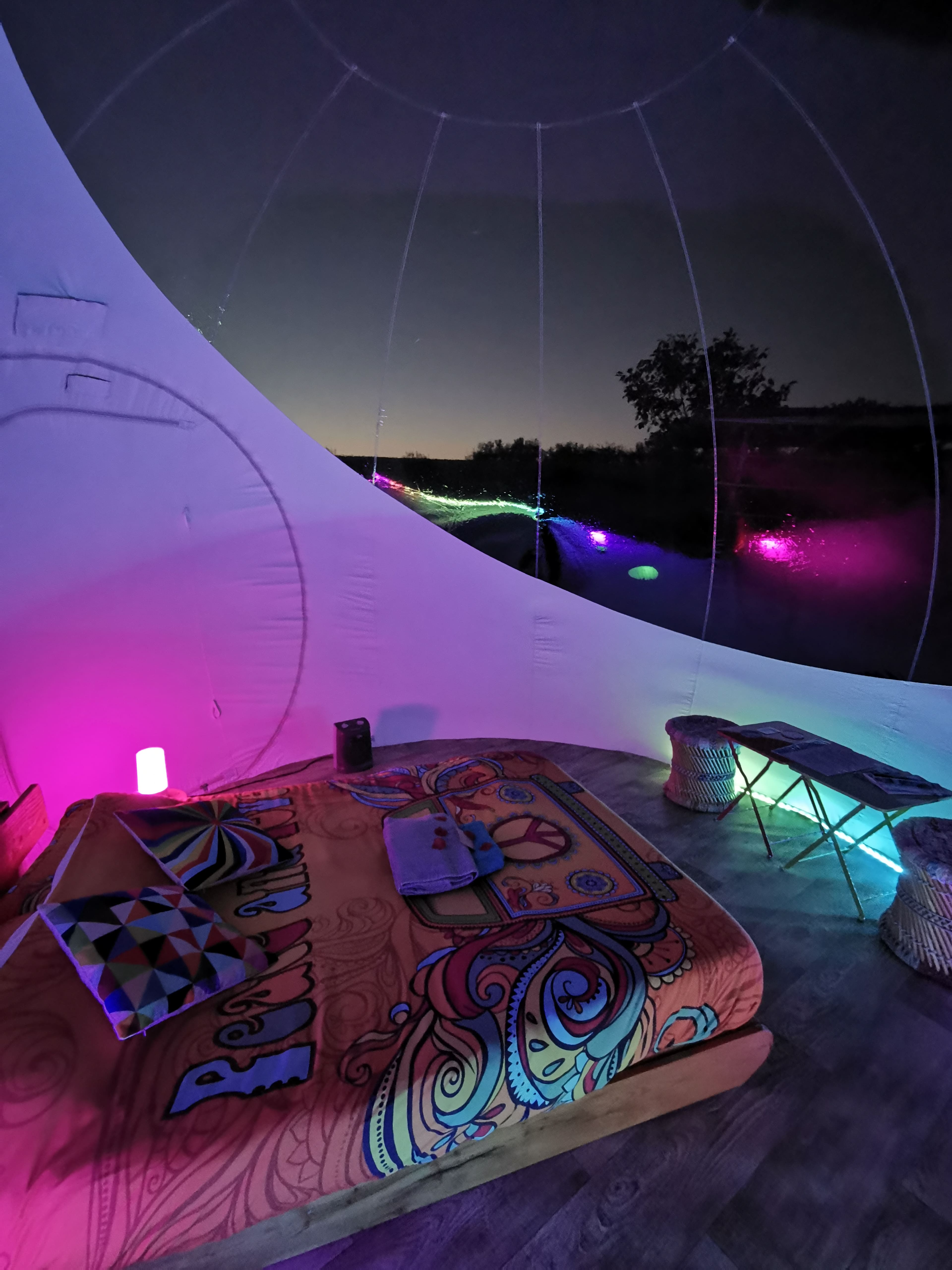 Évasion dans une bulle en Île-de-France à Champmotteux — chambre