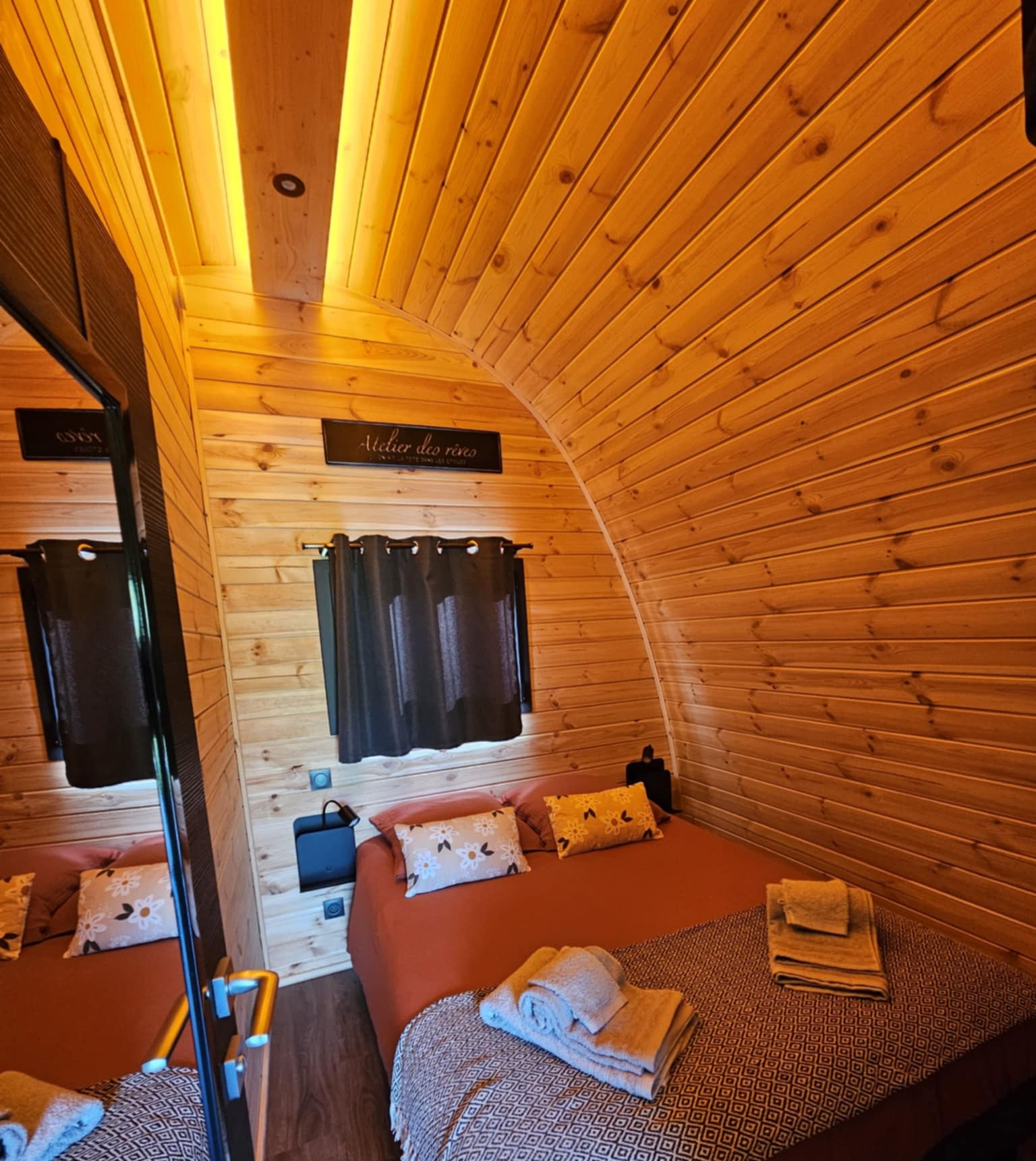 Pod ÉLAN — Séjour insolite avec spa à Rainville (Vosges) à Rainville — vue depuis la terrasse