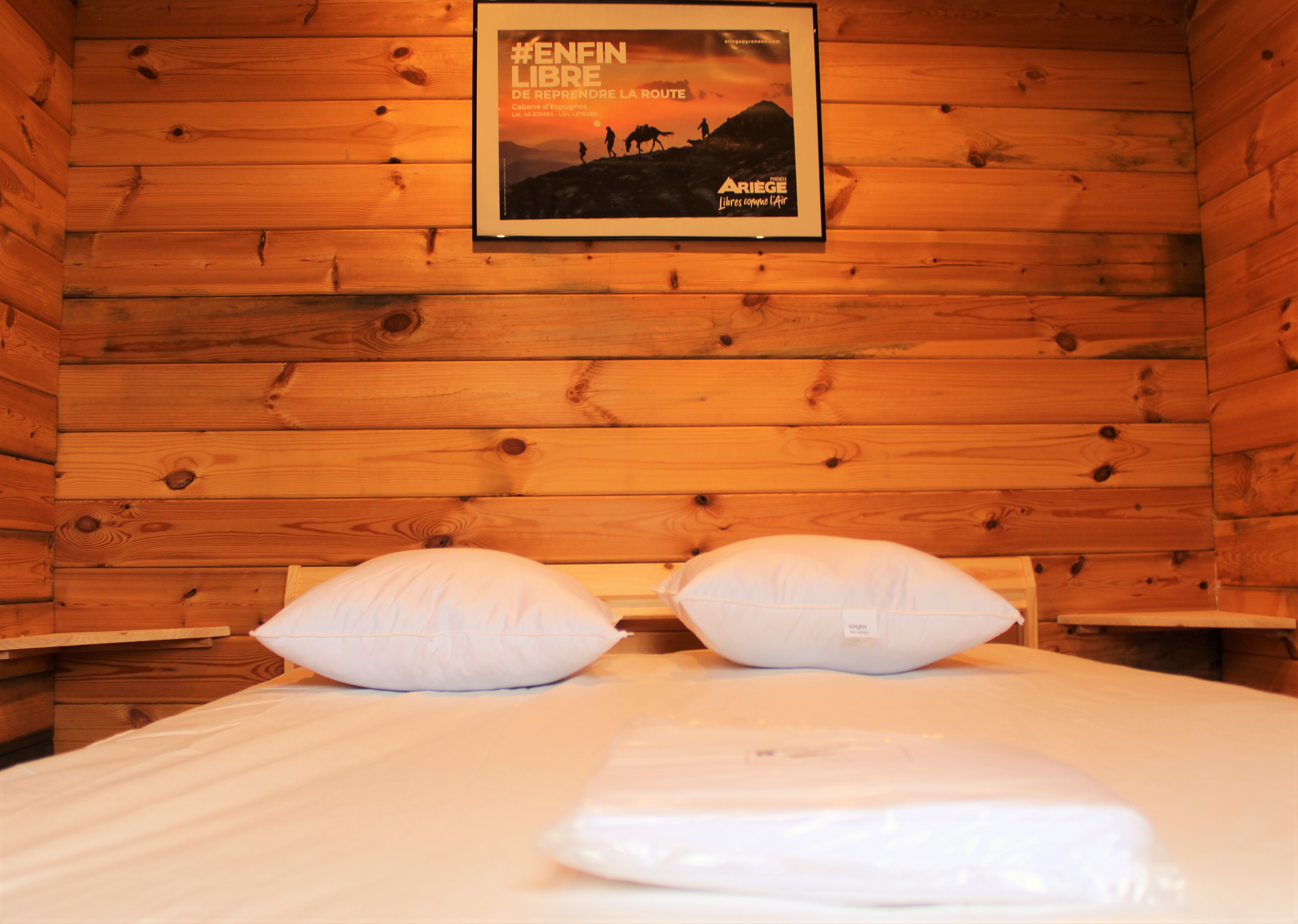 Chalet Estive — Chalet avec spa à Saint-Ybars en Ariège à Saint-Ybars — vue depuis la terrasse