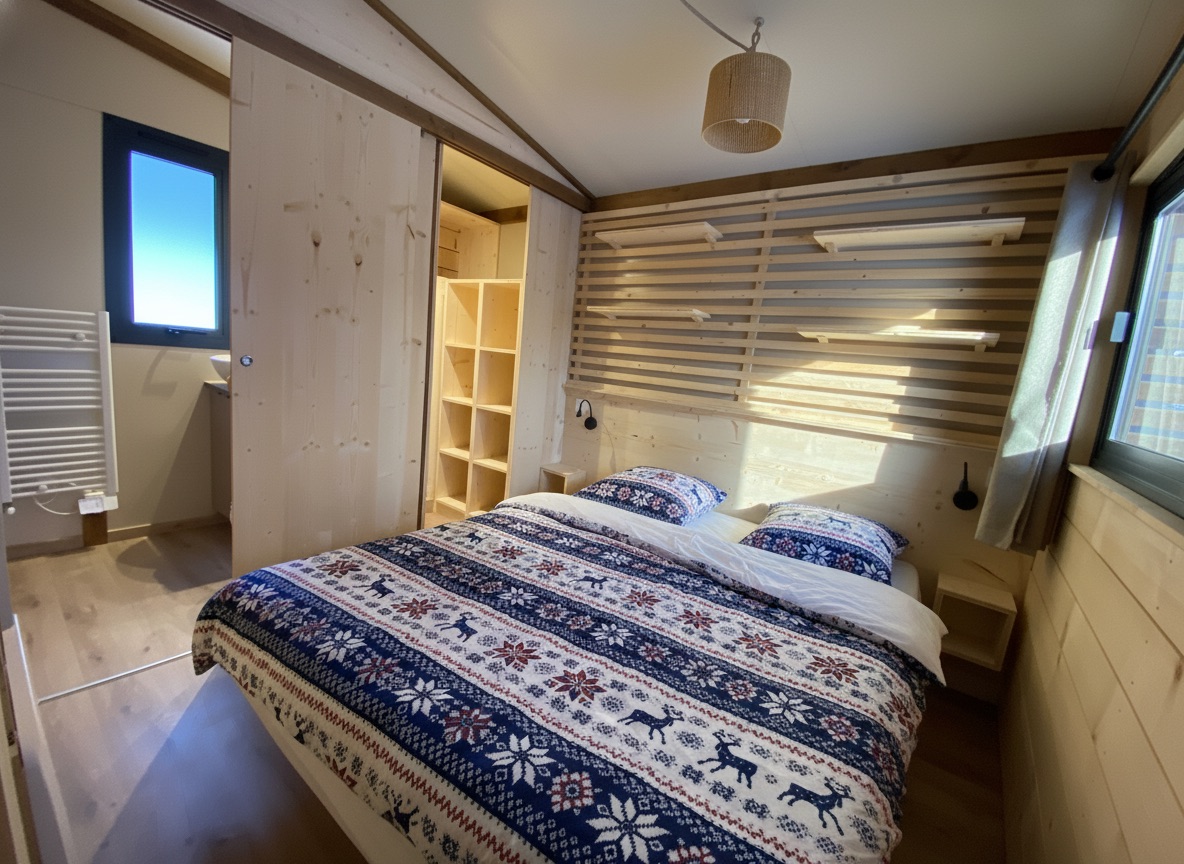 HY•Lødge Spa-5pers N°8 — Cabane avec spa privatif à Vosges à Les Forges — cuisine