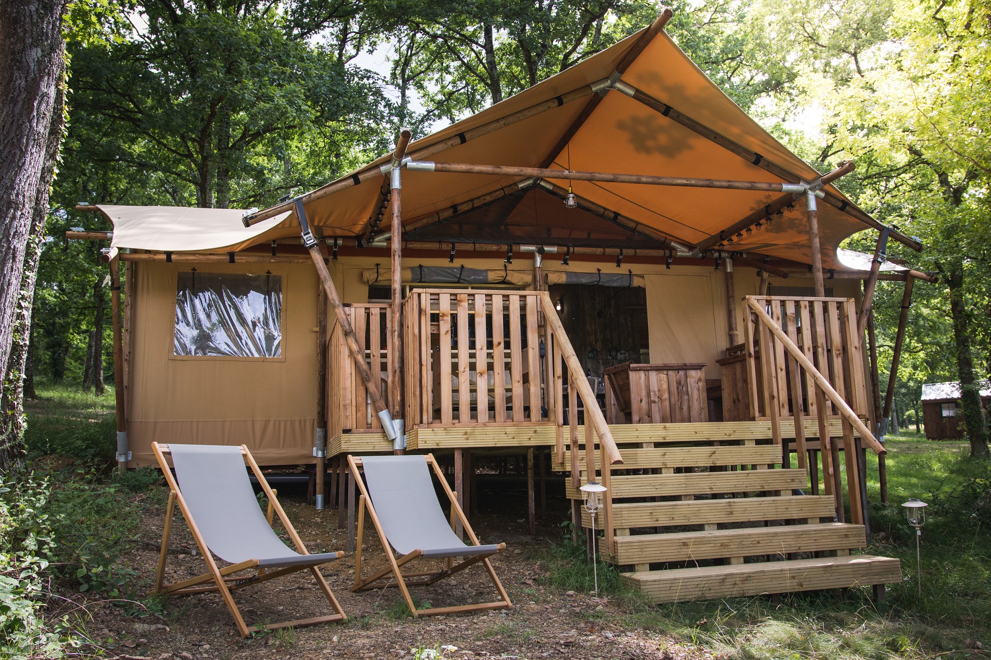 Photo 2/9 — Lodge safari « Glamping Dreamlodge — Lodge safari avec spa à Gers » à Gers Occitanie