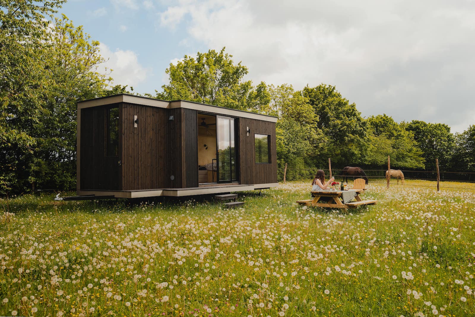Une Tiny House au cœur du Perche, entre nature et chevaux