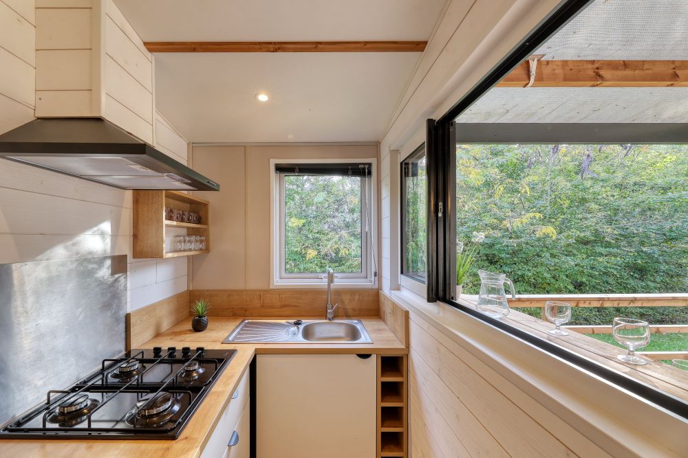 Cottage La Bohème — Cabane avec spa à Nantes en Loire-Atlantique à Nantes — chambre