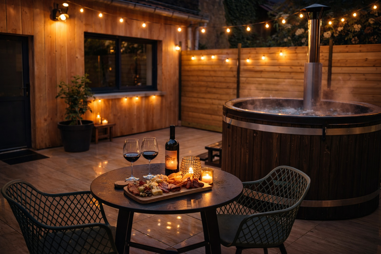 Chalet Cocooning & Bain Nordique Privatif — Chalet avec spa à Orne