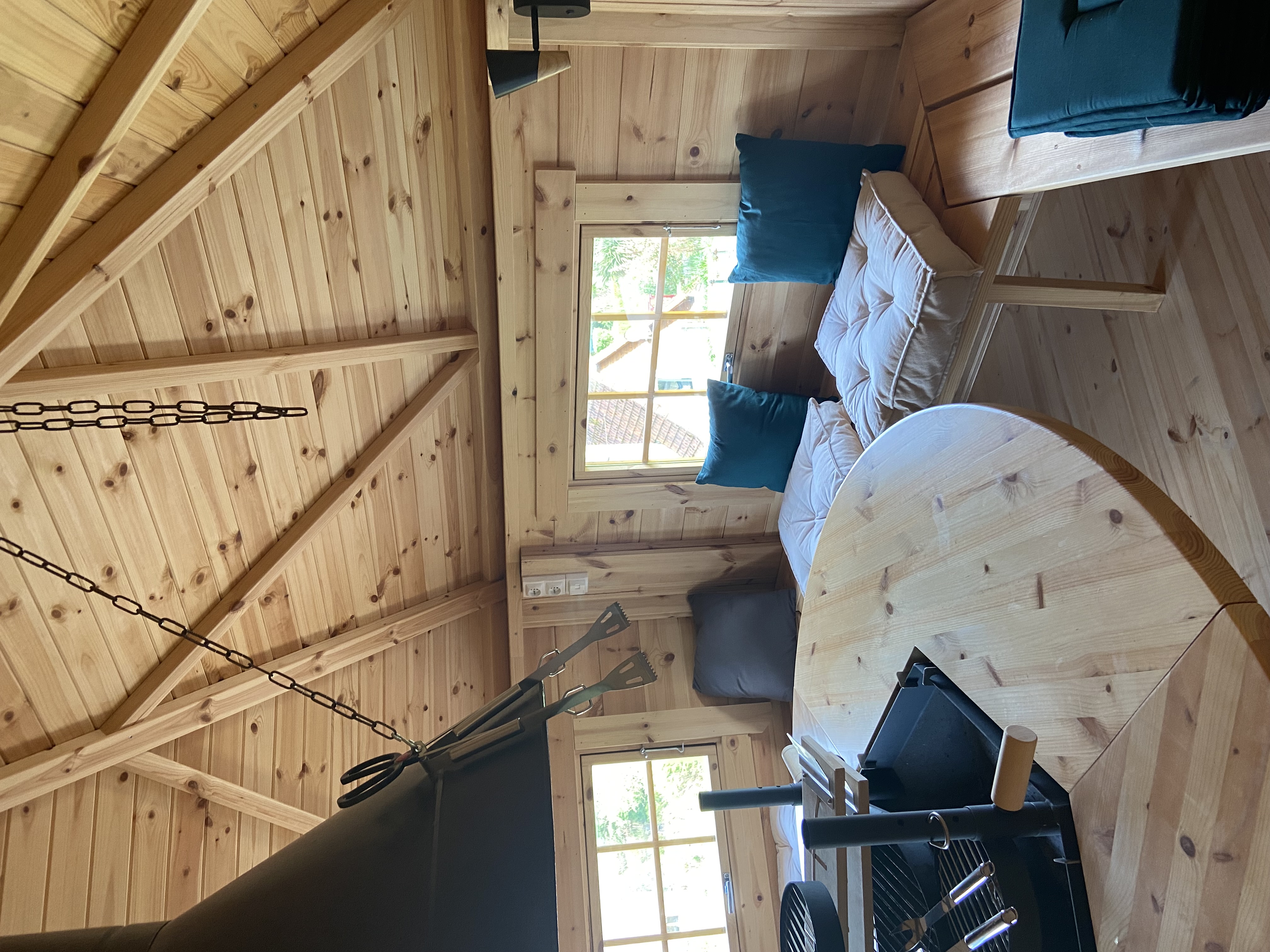 Le kota de la Saâne & Spa : une évasion en pleine nature à Longueil — détail architectural