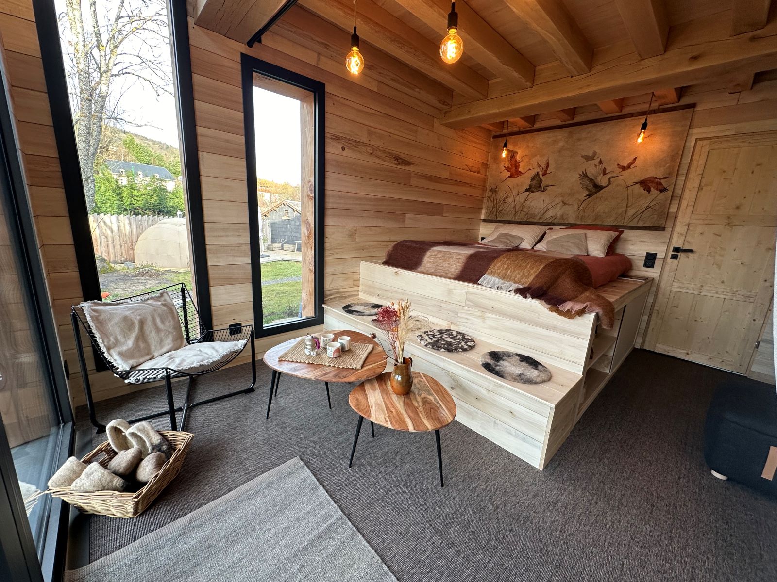 Le Nid du Lac — Cabane avec spa à O'Chambon (Puy-de-Dôme)