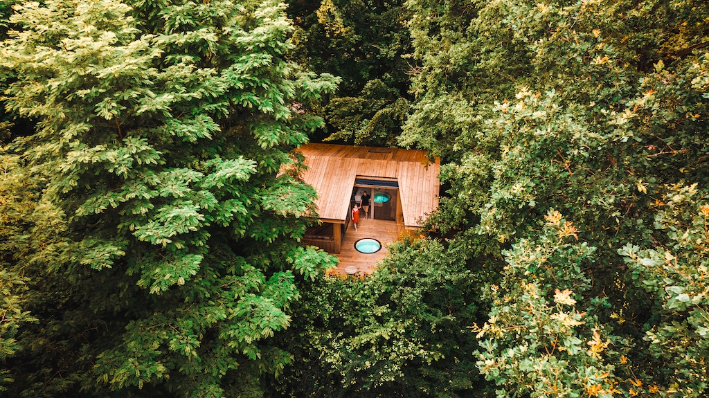 Cabane Spa Harmonie : une immersion dans les arbres en Picardie