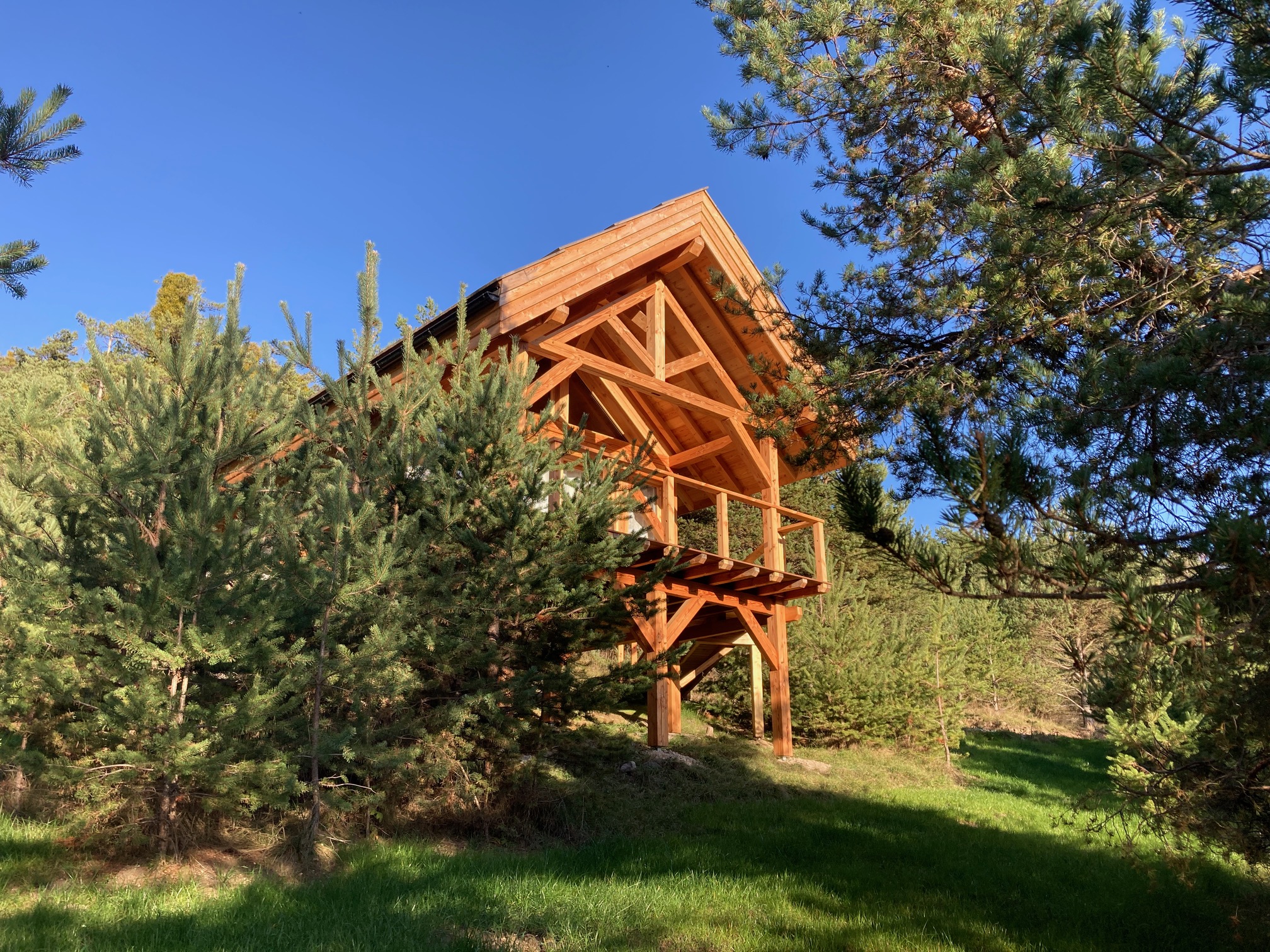 Chalet l'Envol - Spa privatif : une cabane sur pilotis en pleine nature