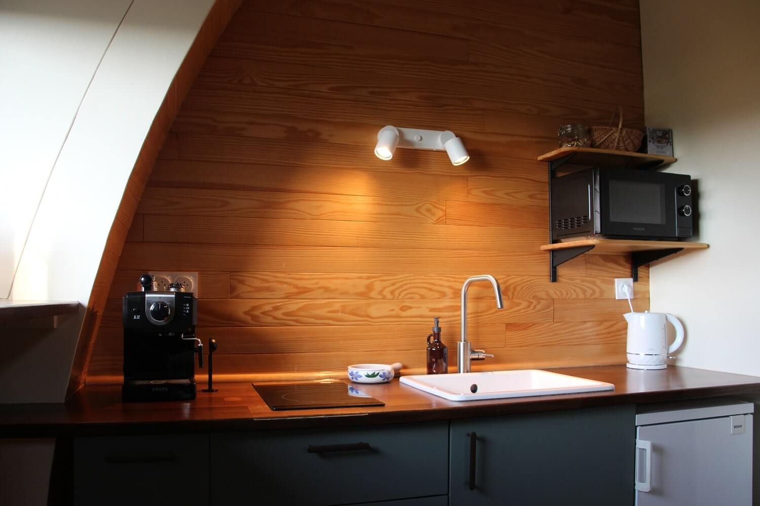 Cabane La Pocquita — Cabane avec piscine à Oloron-Sainte-Marie (Pyrénées-Atlantiques) à Oloron-Sainte-Marie — salle de bain