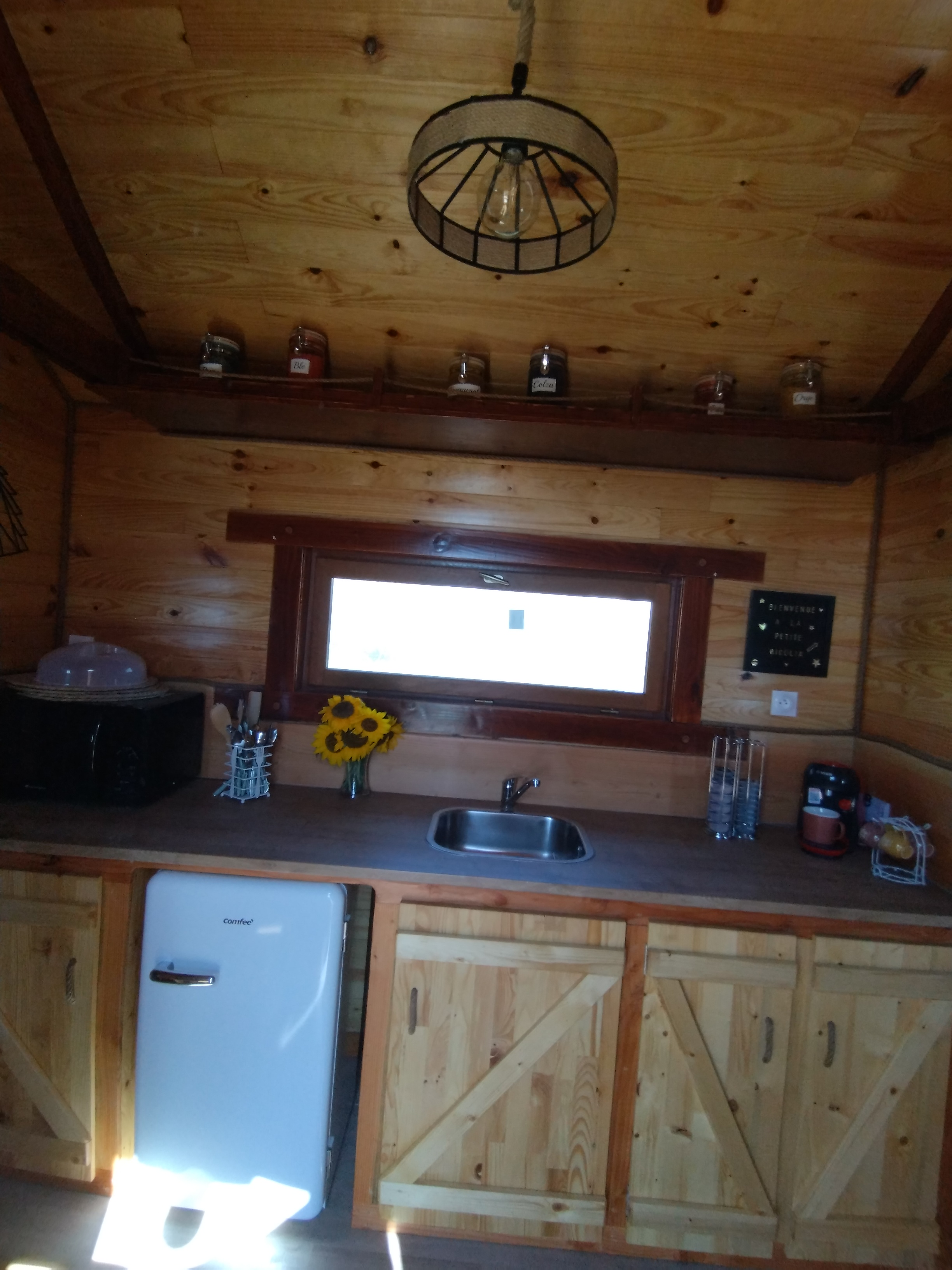 La petite Bicolia & Spa : une cabane en pleine nature à Romain Sur Meuse — vue depuis la terrasse