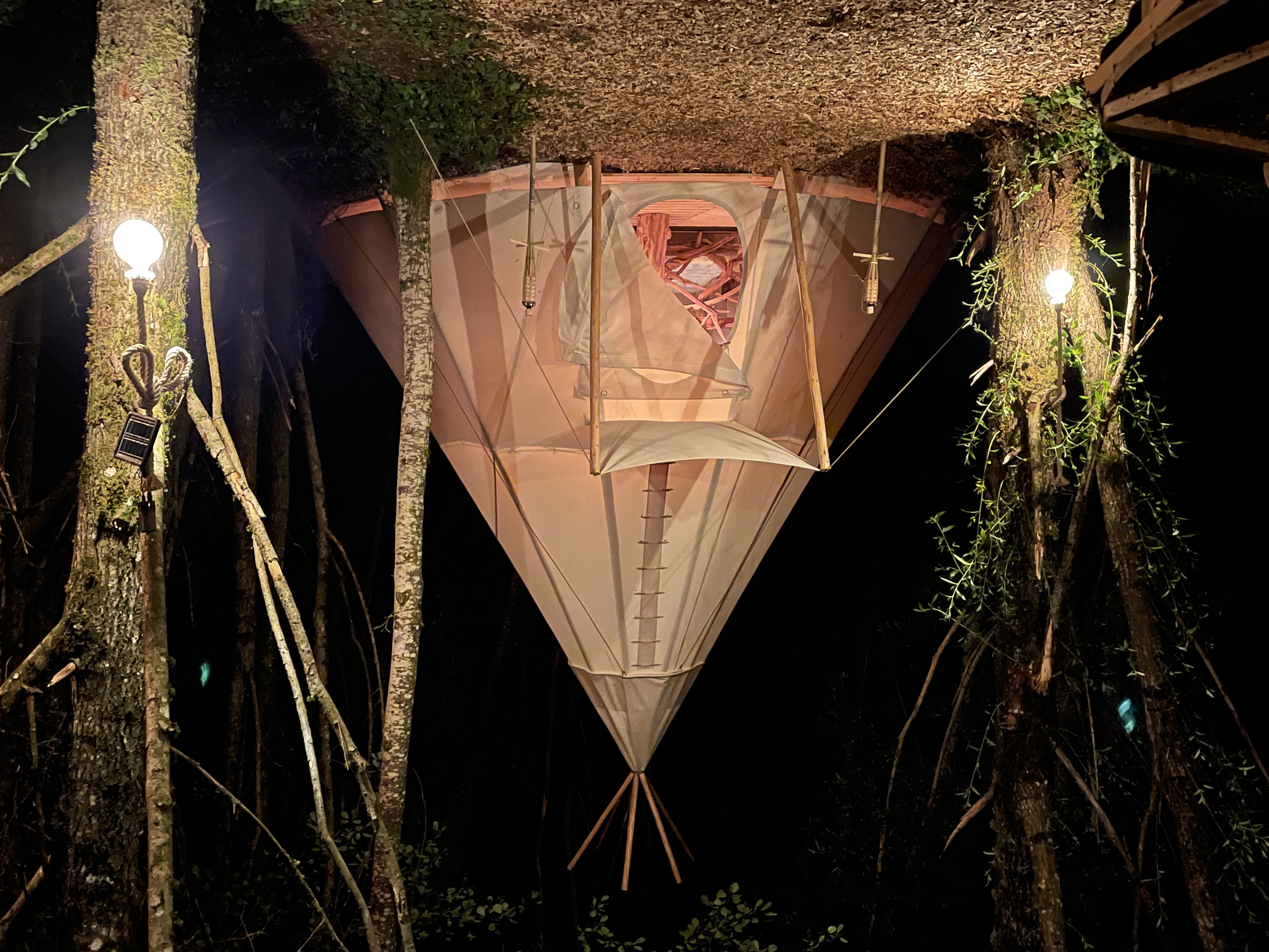 Tipi Leïka — Nuit romantique avec spa à Côte-d'Or à Dijon — espace de vie
