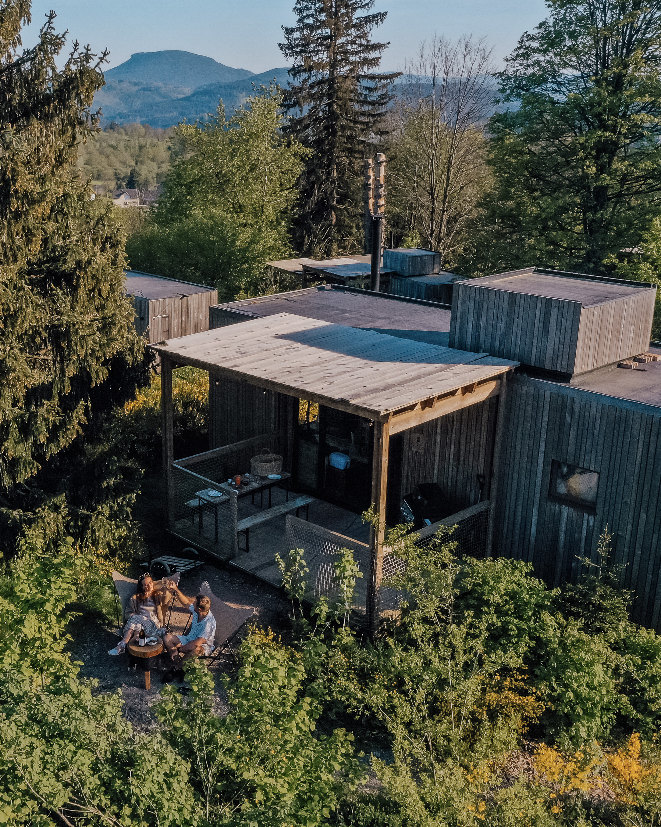 Nutchel Cabane Cosy — Cabane sur pilotis avec Bain Nordique à Bas-Rhin