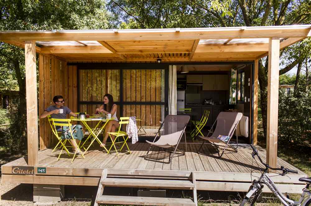 Chalet Evasion : un refuge romantique au cœur des Landes à Saint Michel Escalus — vue intérieure