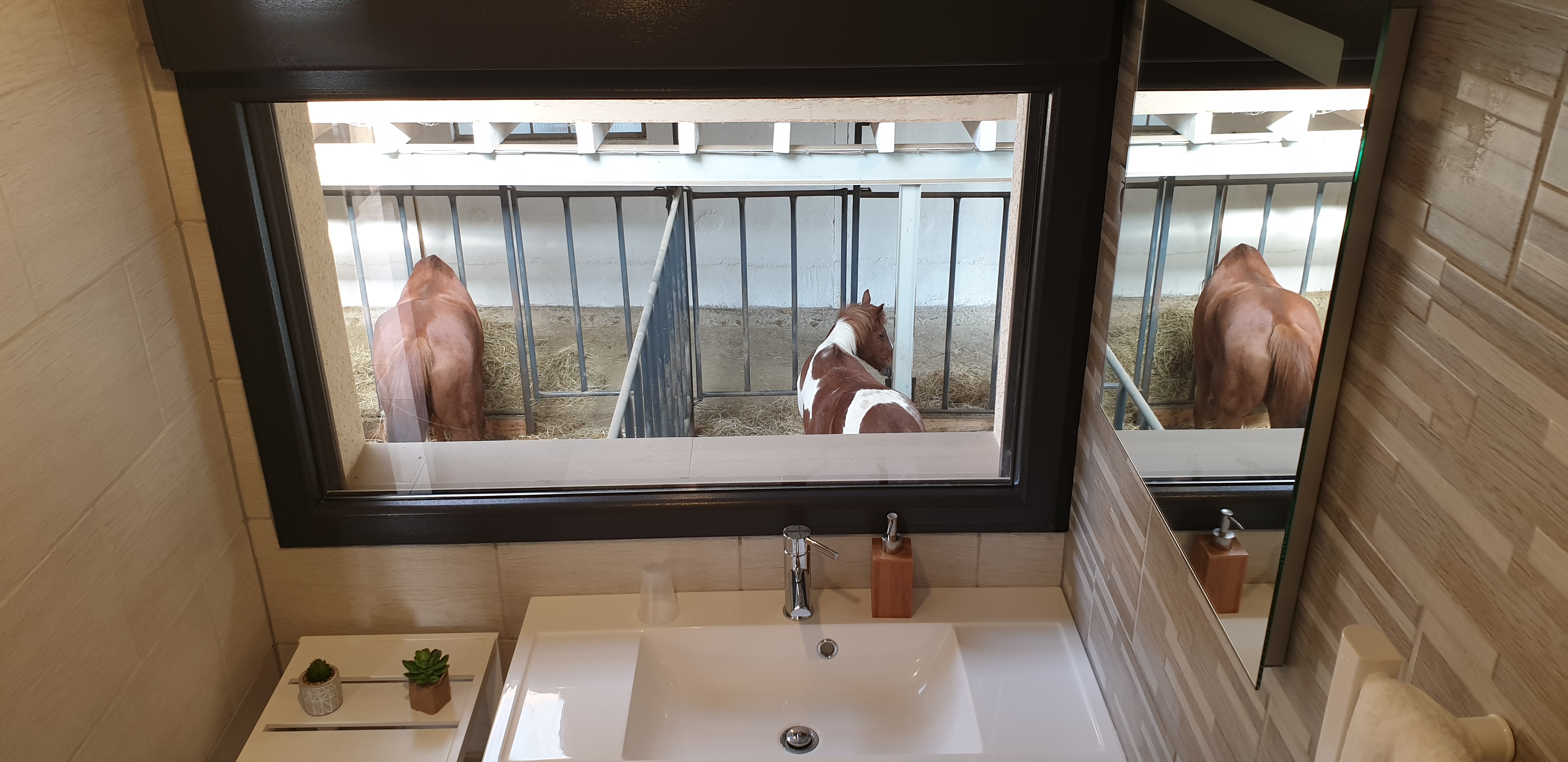 Chambre 5 vue panoramique — Maison insolite avec spa à Vosges
