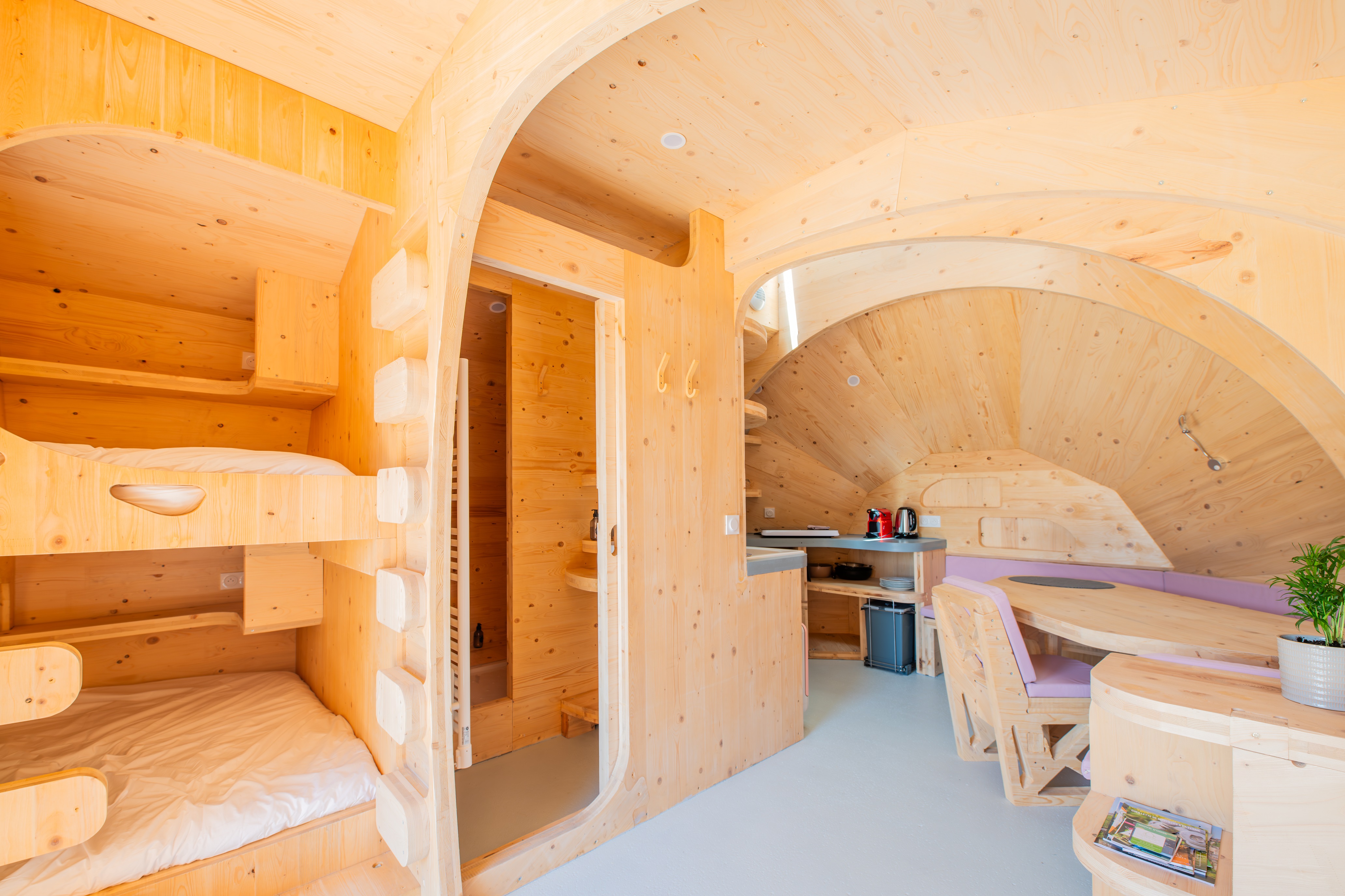 Nid Sequoia : une cabane végétalisée au cœur du Limousin à Neuvic — chambre
