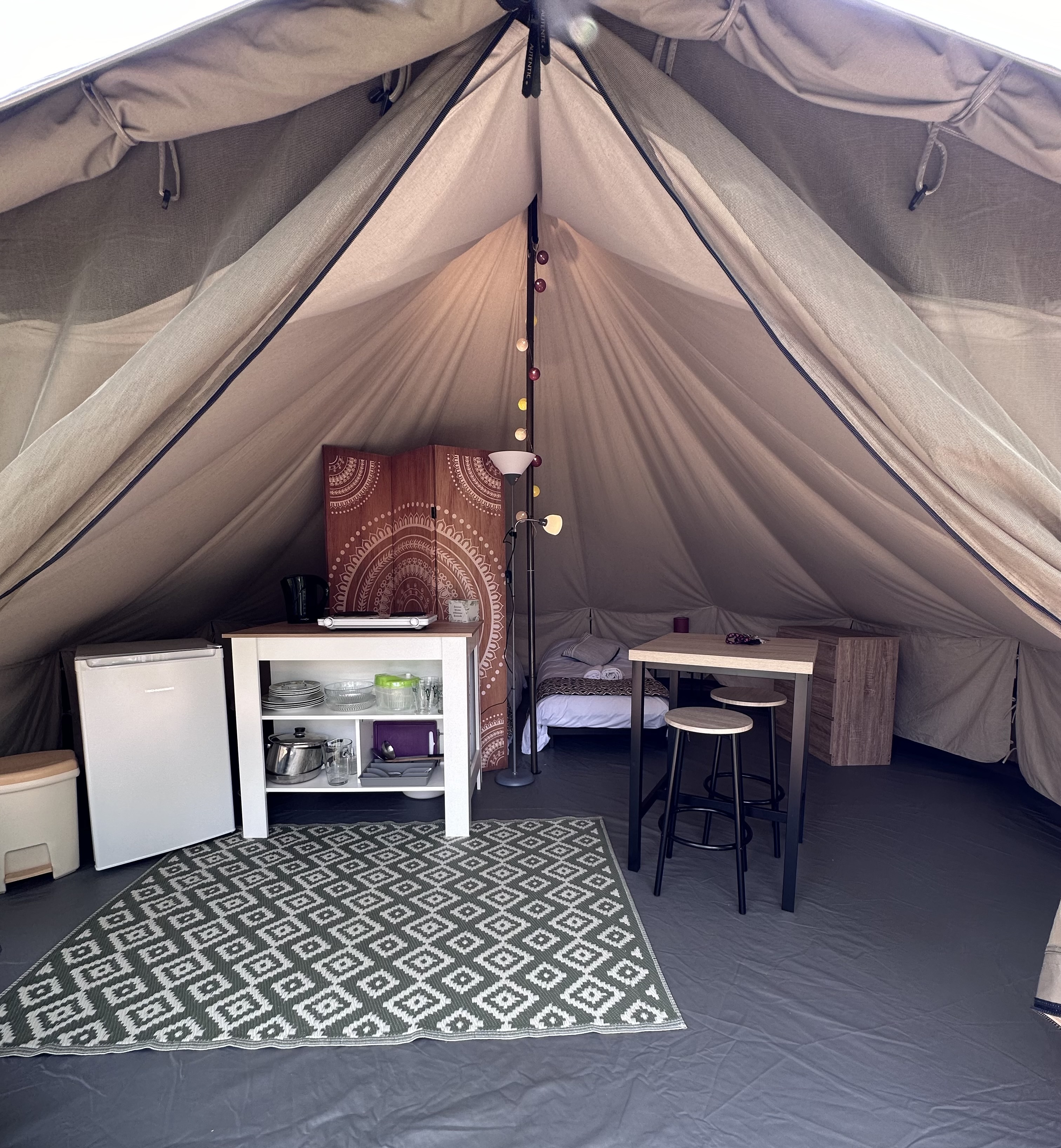 Tente Lodge safari — Séjour cosy avec spa à Brassac (Tarn)