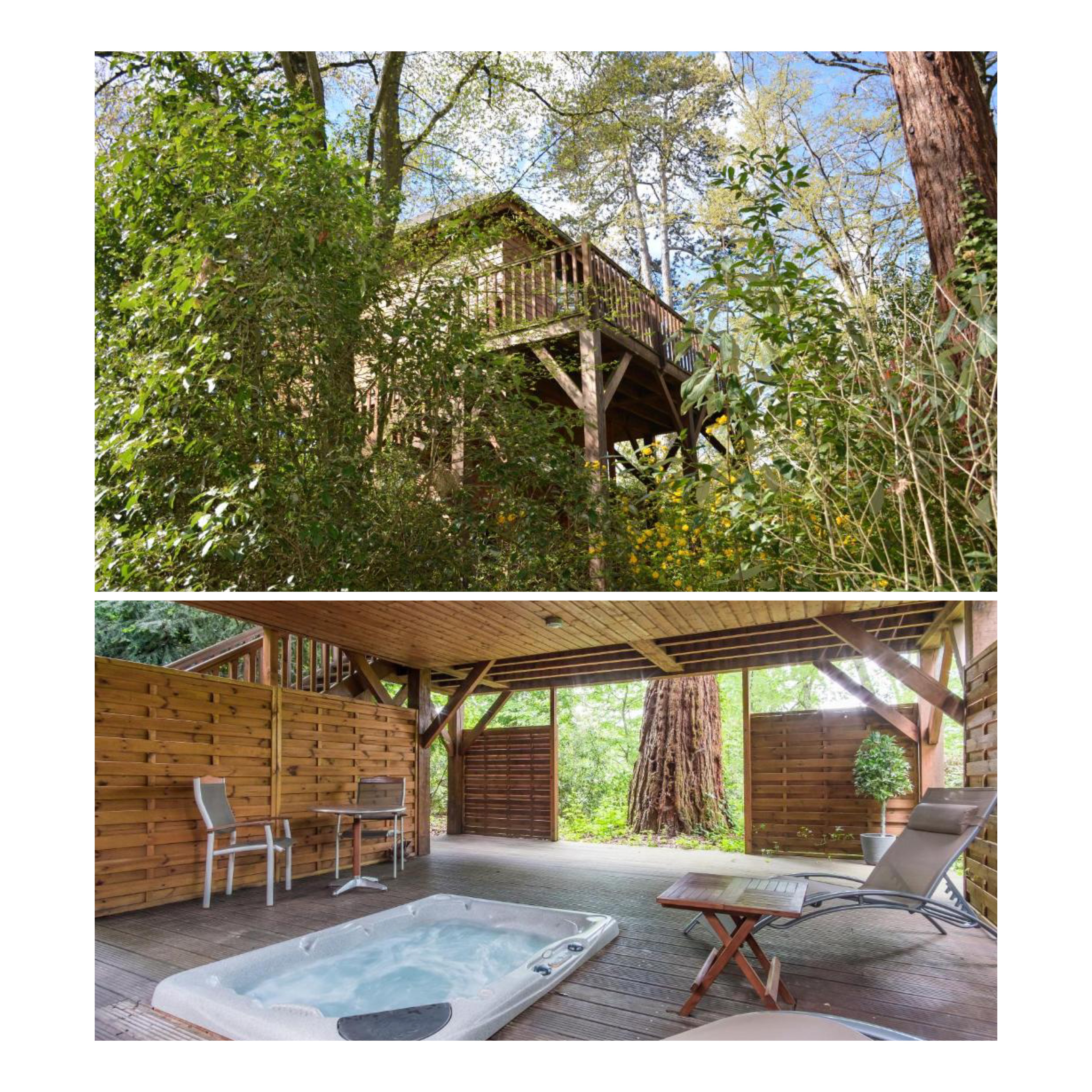 Cabane du Manoir du Parc & Spa privatif — Cabane sur pilotis à Amboise à Amboise — vue intérieure