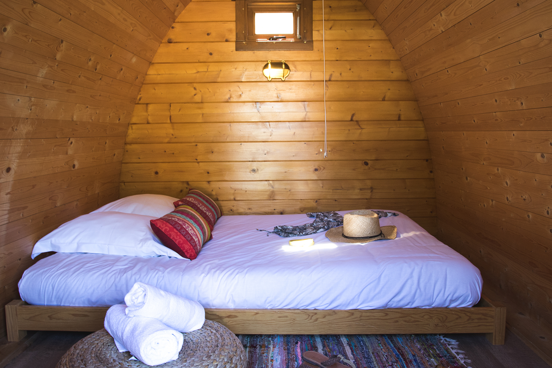 Cabane Pod : une expérience immersive en Centre-Val de Loire à Angé — vue intérieure