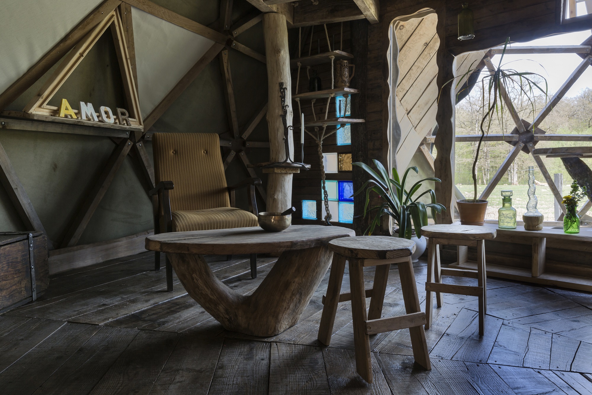 Dôme en Lorraine : une expérience immersive au cœur de la nature à Vittel — salle de bain