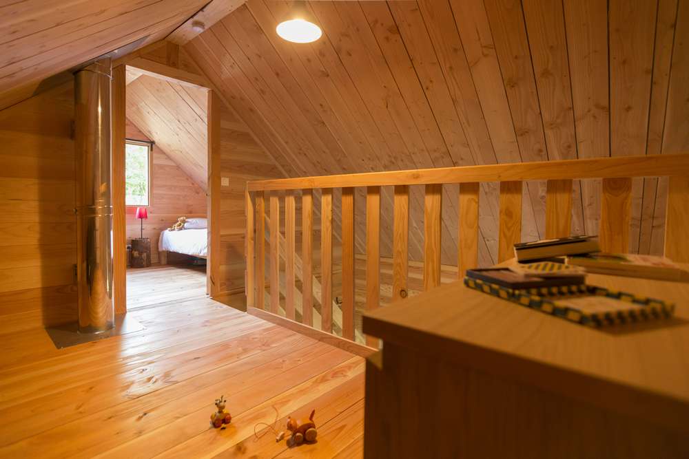 Cabane Versailles — Séjour avec spa et piscine à Versailles (Yvelines) à Saint-Genis-Les-Ollières — vue depuis la terrasse