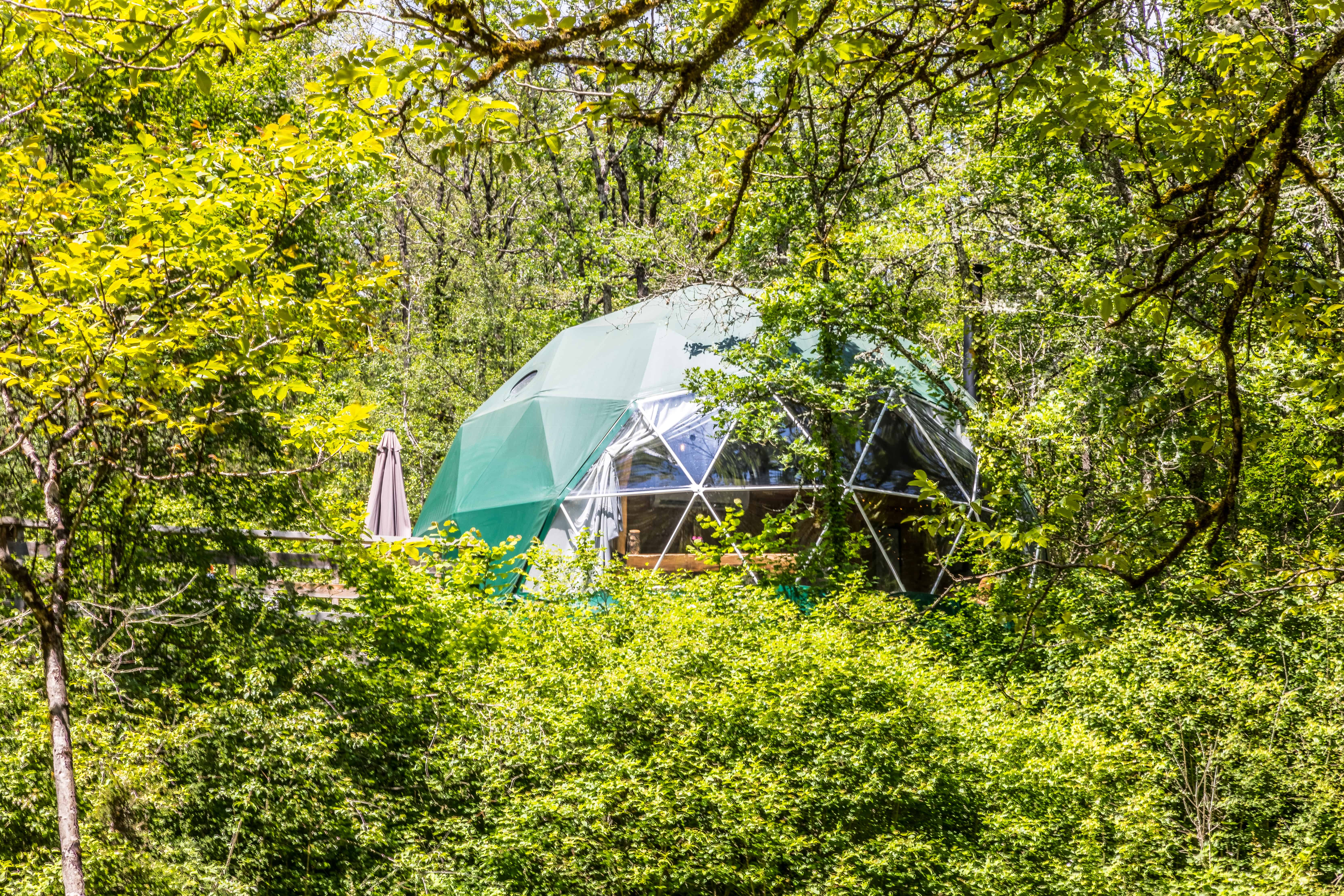 La Belle Etoile : un dôme romantique en Aquitaine à La Dornac — espace de vie