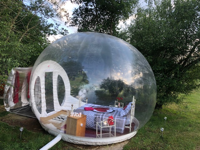 La bulle des 2 arbres de la sagesse — Nuit étoilée avec spa à Châteauroux (Indre) à Châteauroux — salle de bain