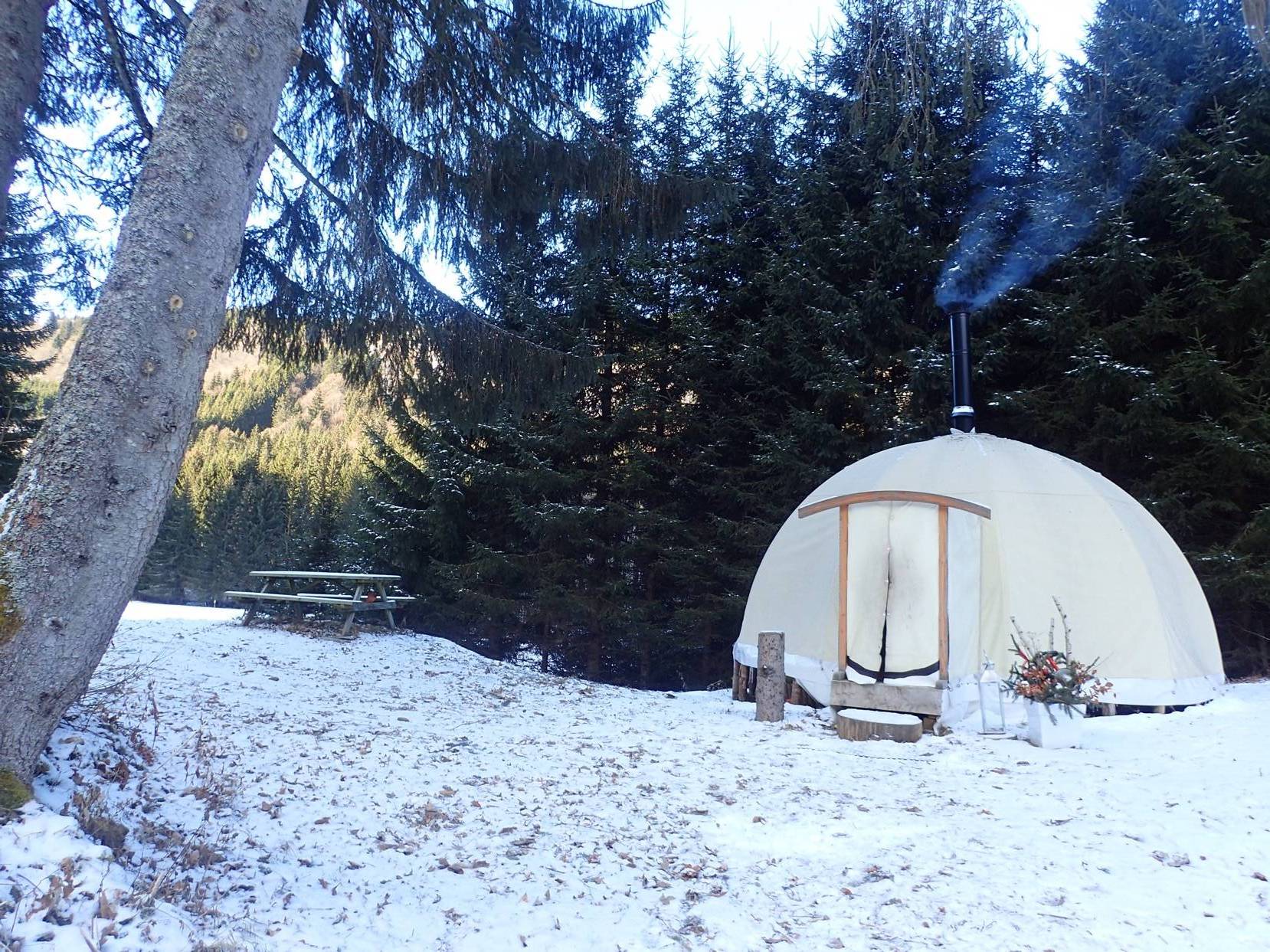 Lodge Wapi : une expérience immersive en pleine nature à Mont-Saxonnex — détail architectural
