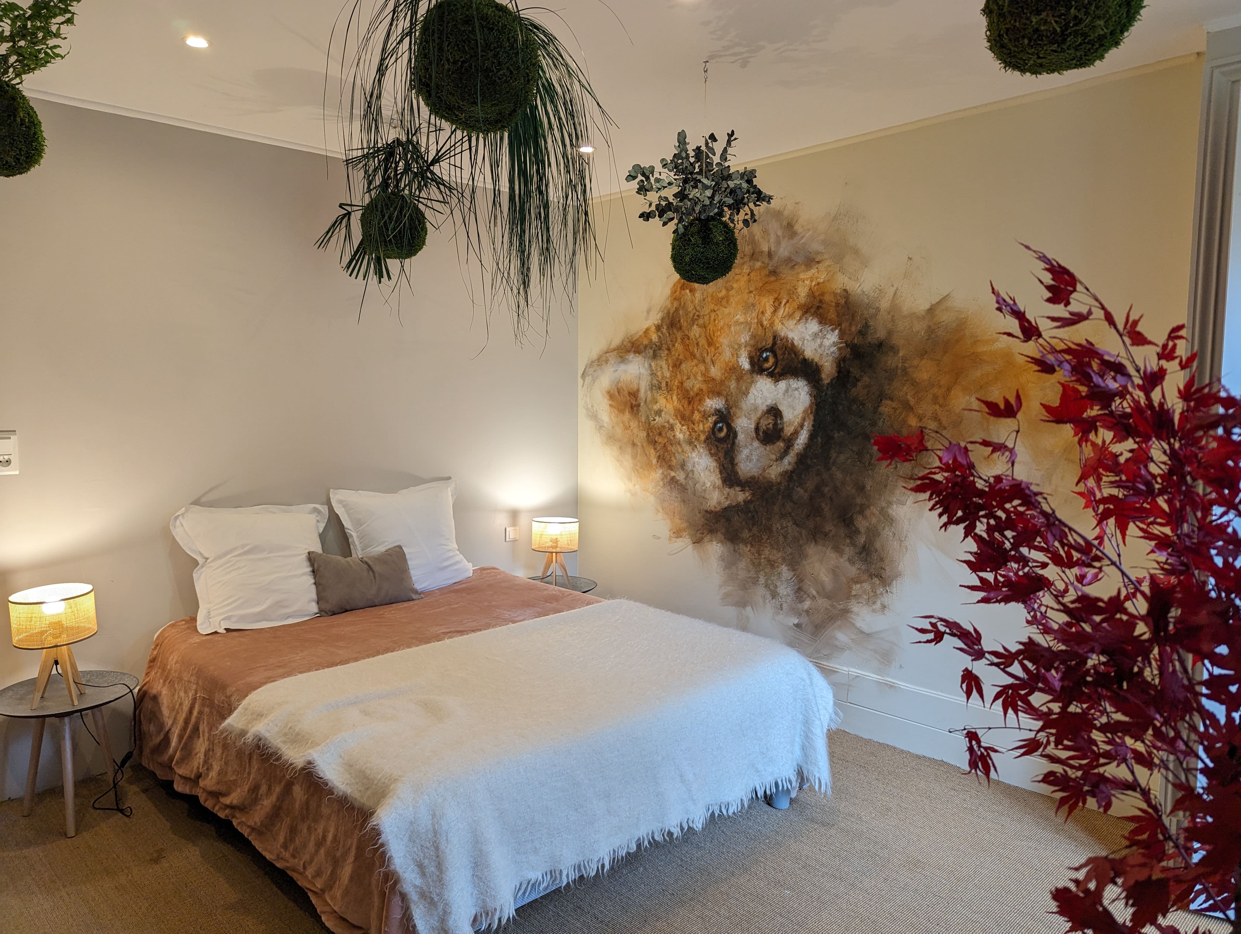 Chambre "Rêve de Panda roux" — Hébergement avec spa à Puy-de-Dôme — Chambre à Orcines
