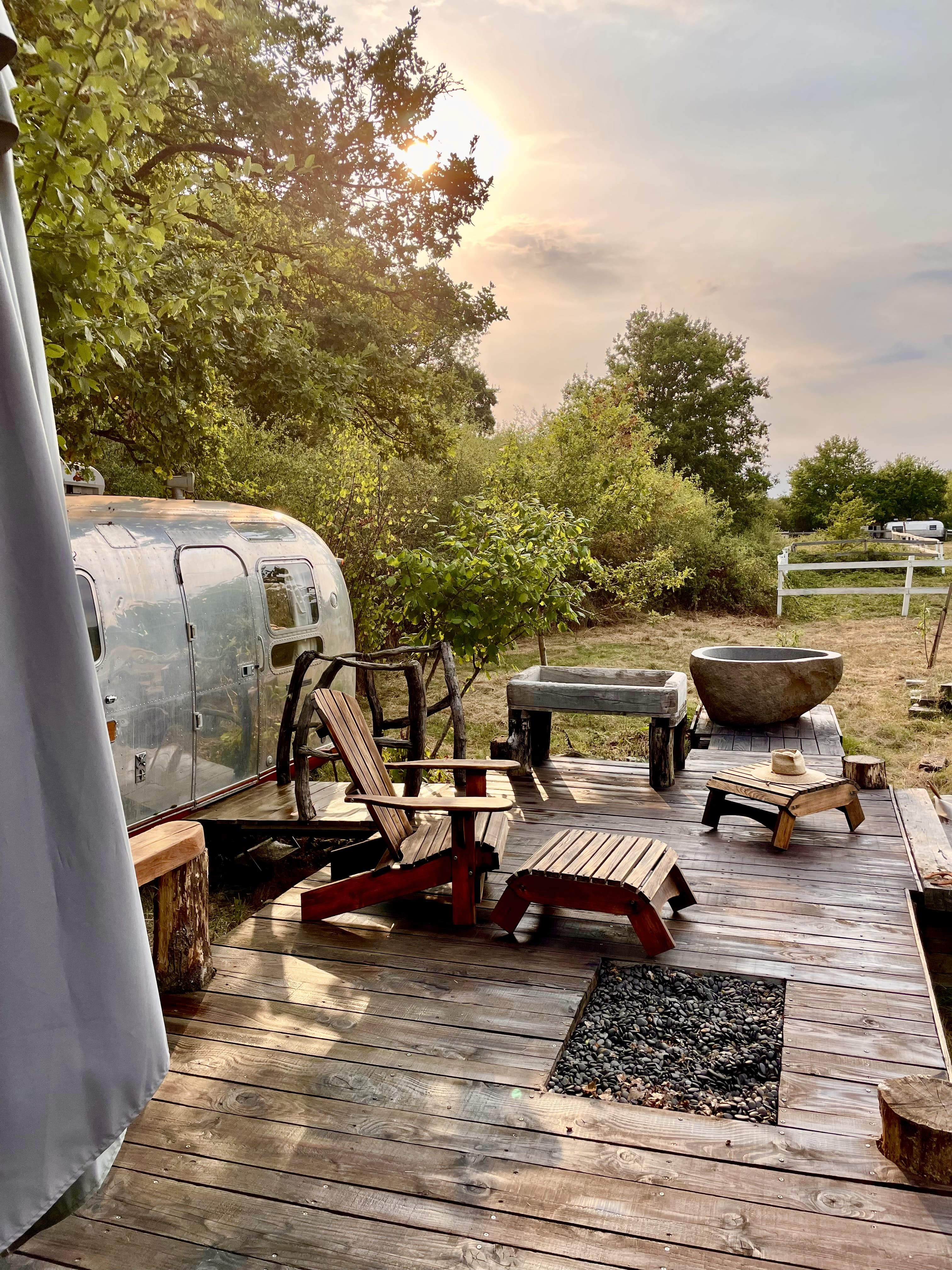 Red Barn Airstream — Détente en pleine nature à Loir-et-Cher à Marolles — espace de vie