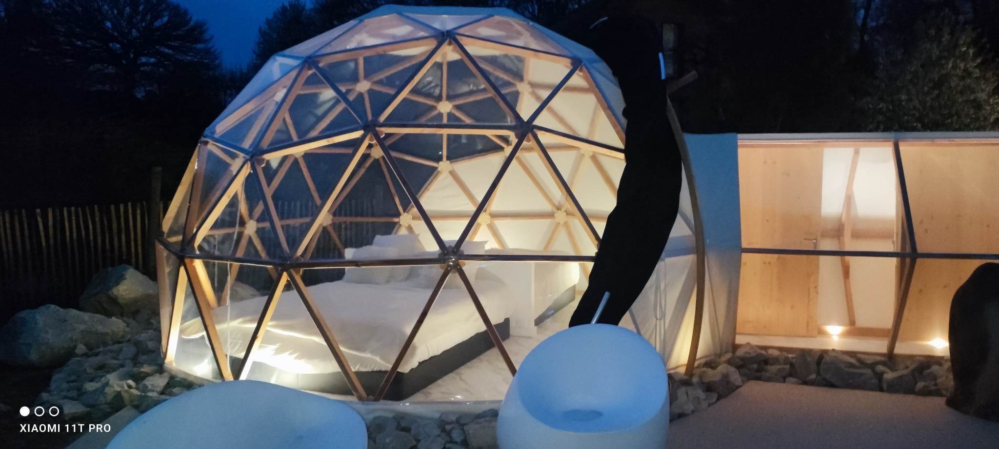 L'Igloo & Spa — Séjour unique en igloo à Haute-Saône à Andelarrot — espace de vie