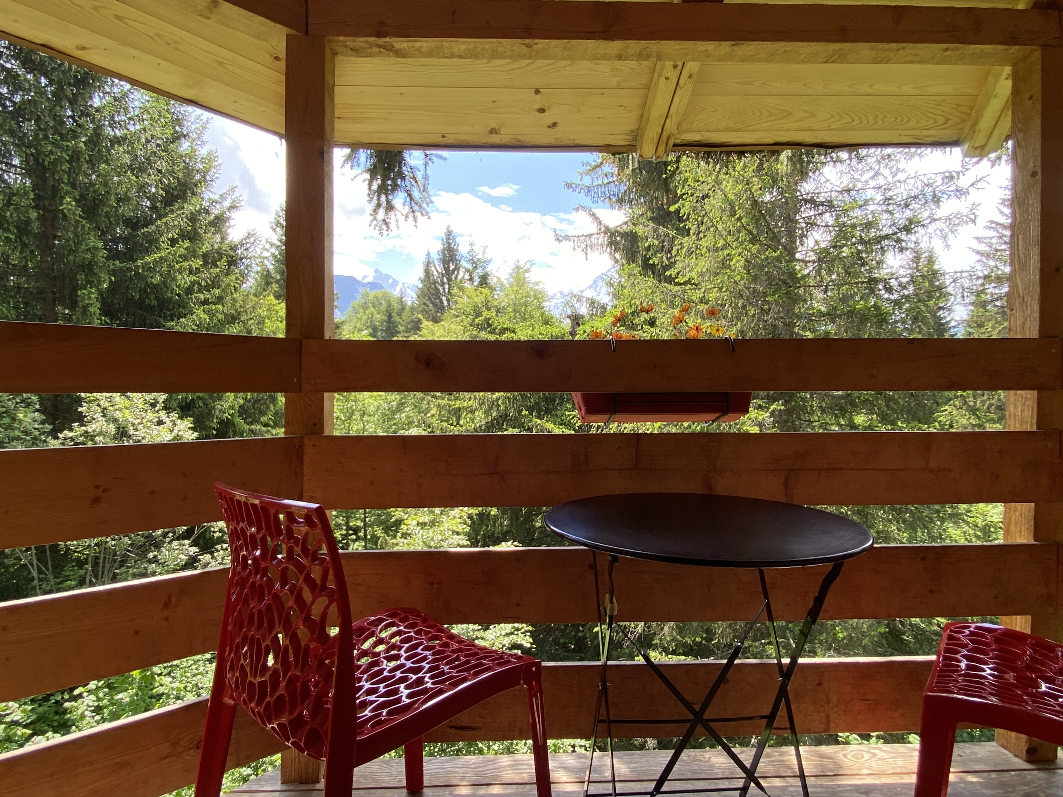 La Verte — Cabane dans les arbres avec vue panoramique à Haute-Savoie