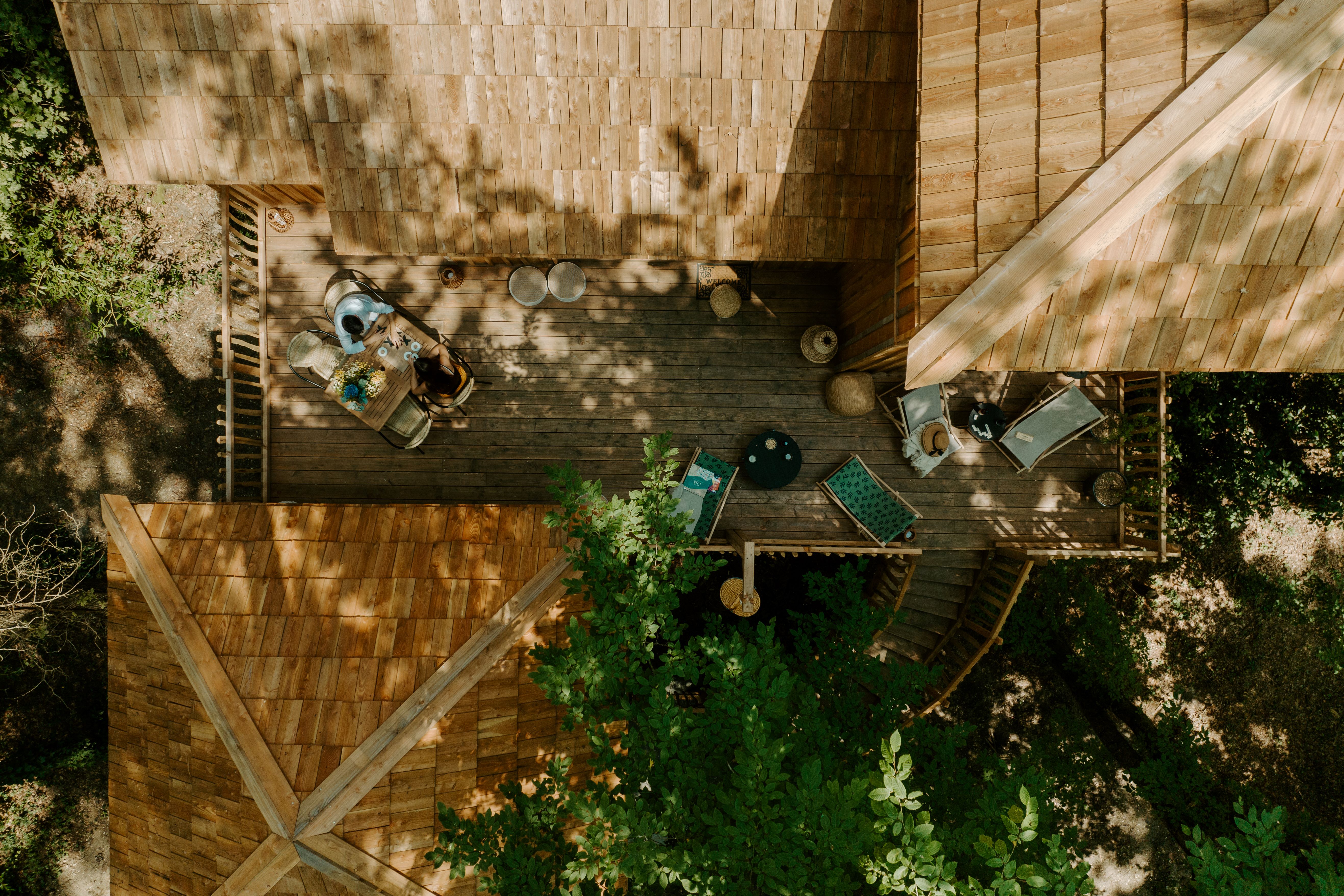 La Cabane la Forêt & Spa : une évasion en hauteur à Martillac — vue intérieure