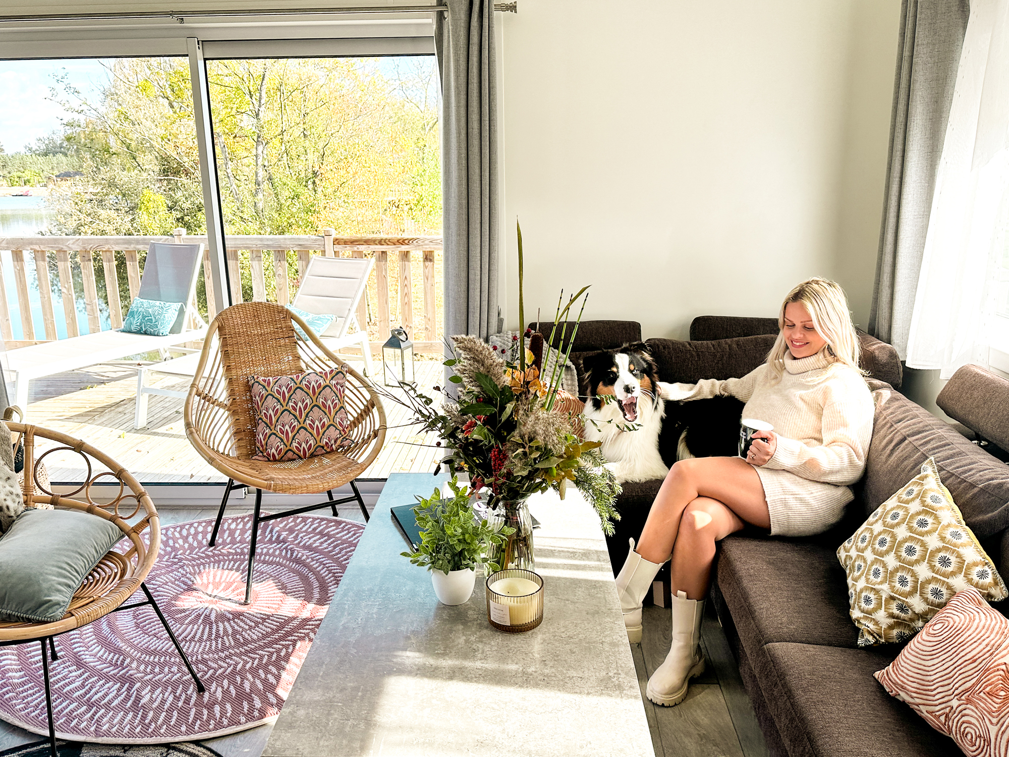 Lodge Prestige — Cabane sur pilotis avec spa à Seine-et-Marne à Gravon — vue intérieure