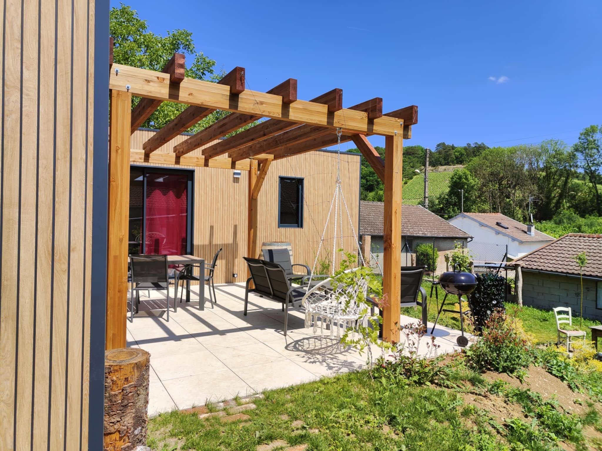 Ecolodge Le Pinot Blanc — Séjour relaxant avec spa à Aube à Dolancourt — espace de vie